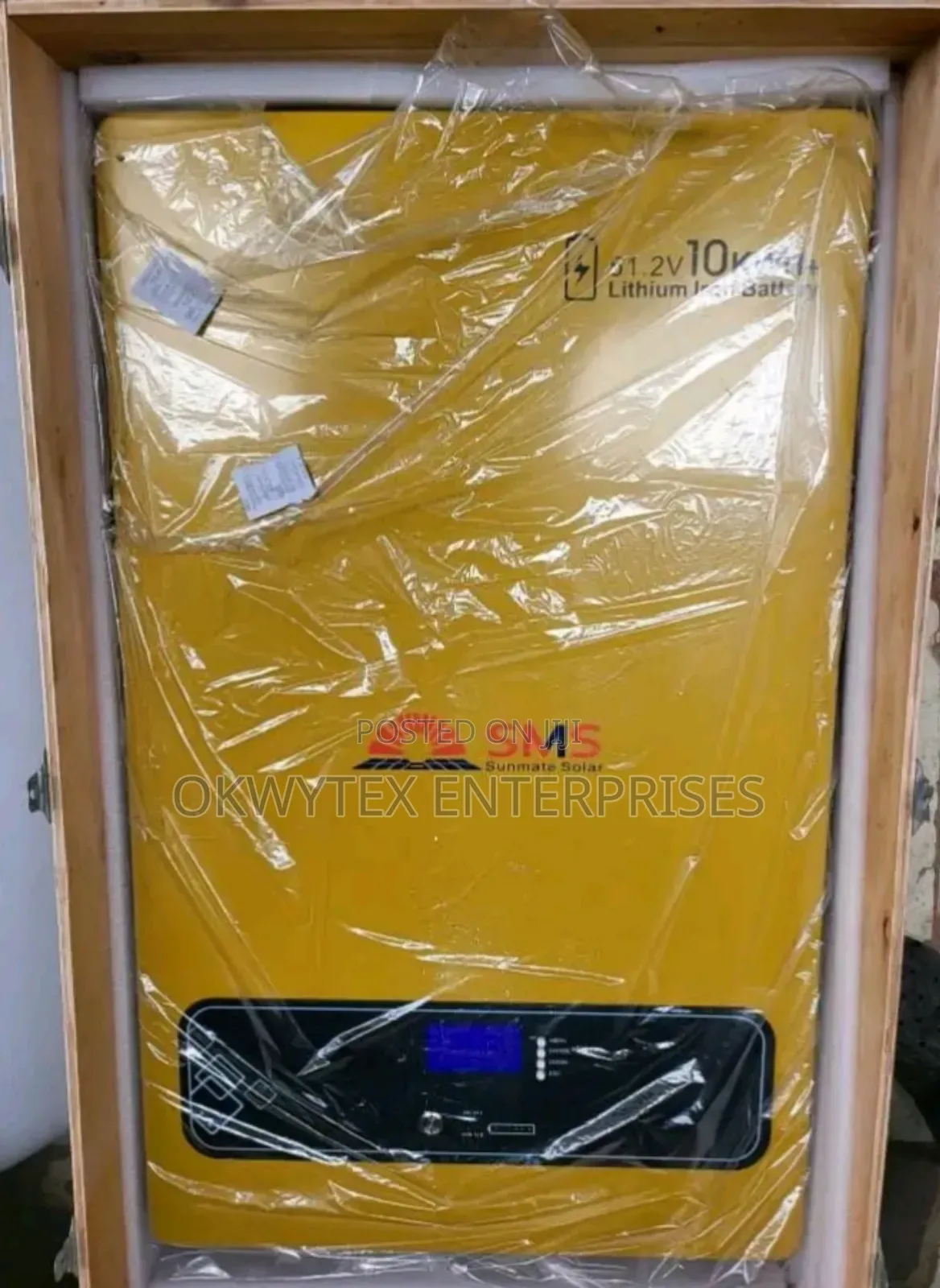 Sms 10kwh 51.2v Lithium Ion Battery 5years Warranty