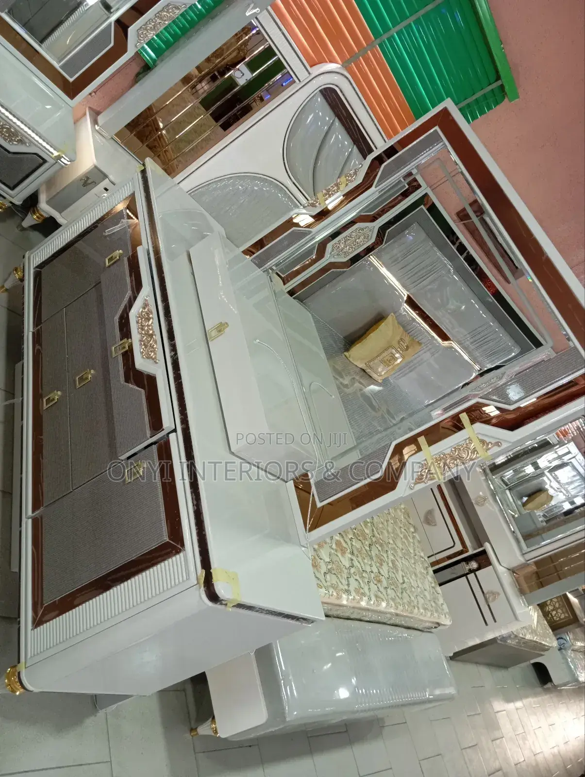 Complete Set of Bed With Wardrobe