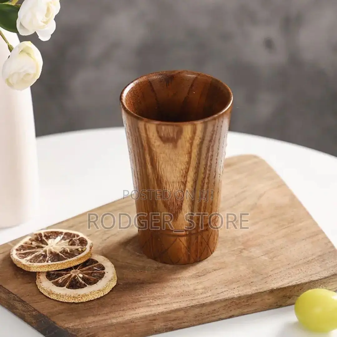 Natural Wooden Mug for Palm Wine, Water, Coffee and Beer.