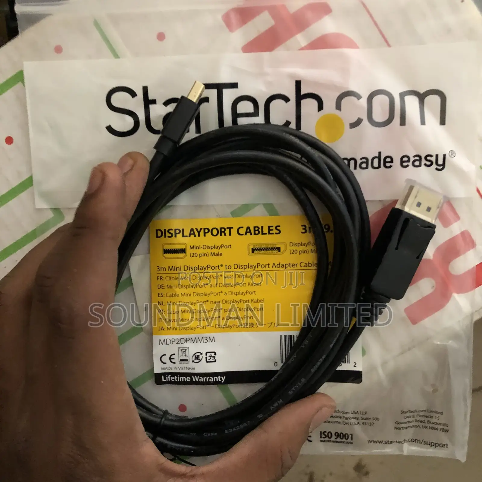 Startech Mini Displayport to Displayport Cable for Monitor