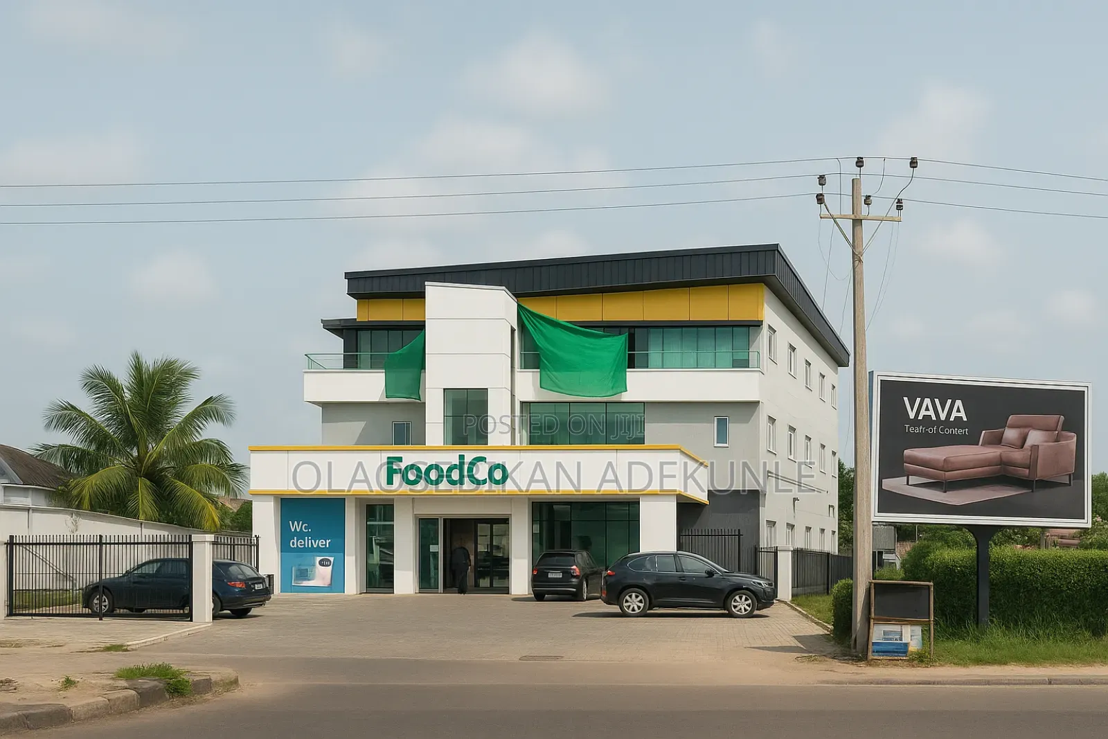 Foodco Building on Akala Express Is Up for Sale.