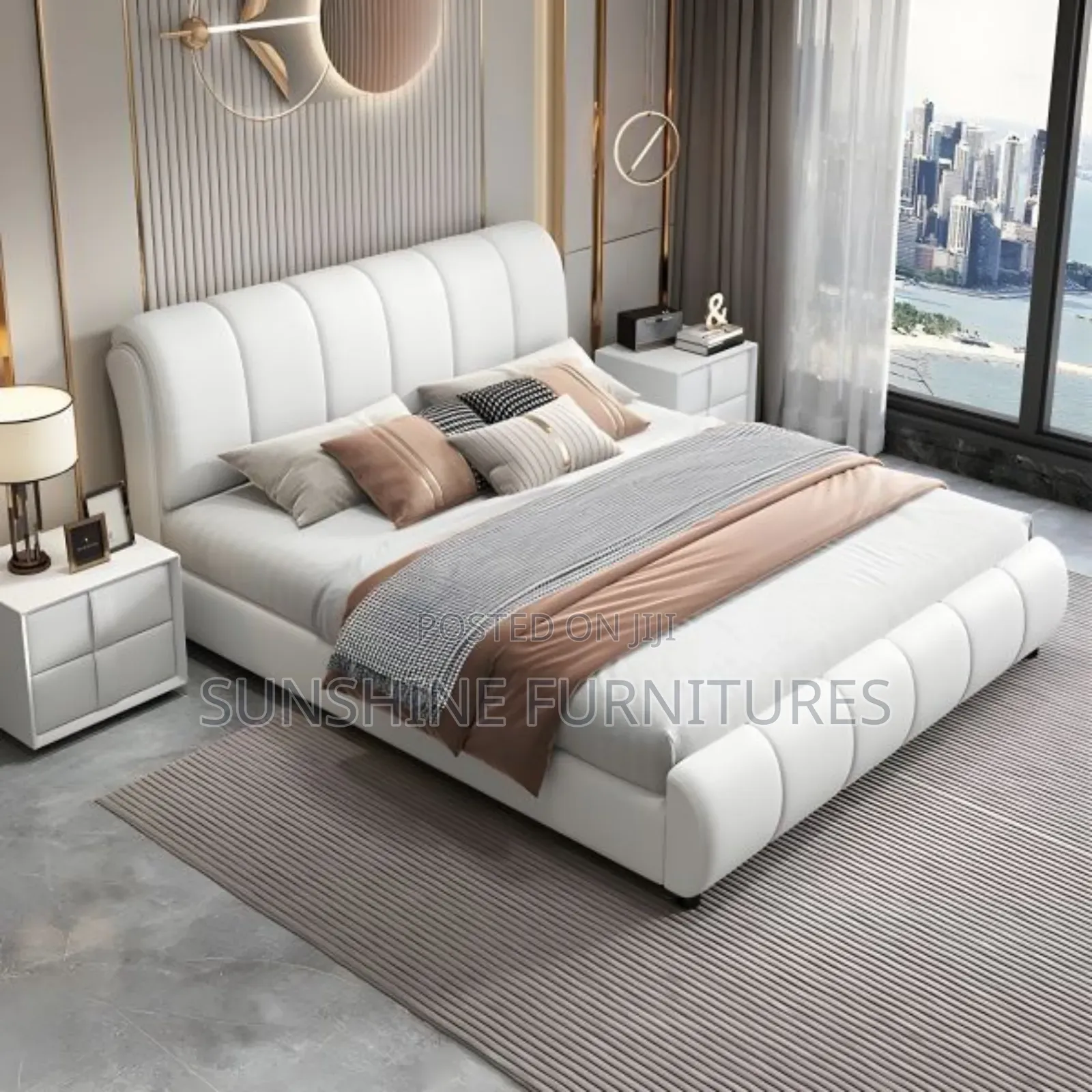 6/6ft Standard Bedroom Bed With Bedframe