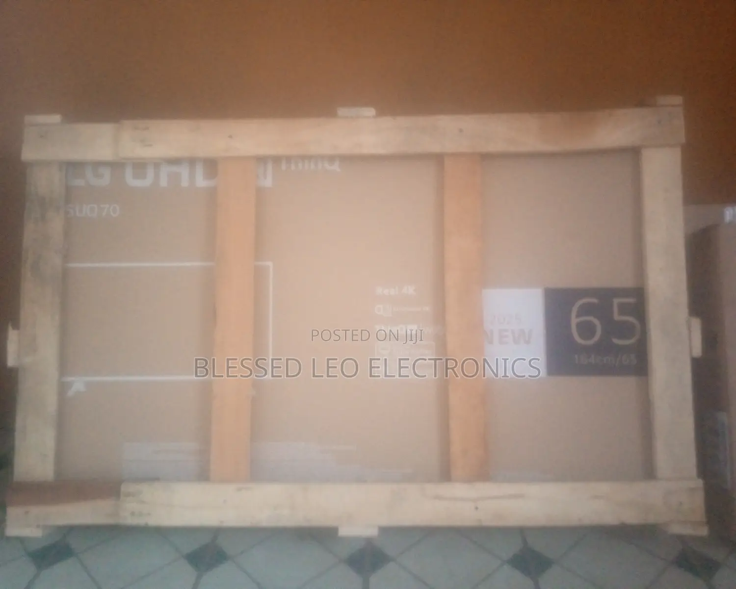 65 Inches With Durable and Flameless Tv