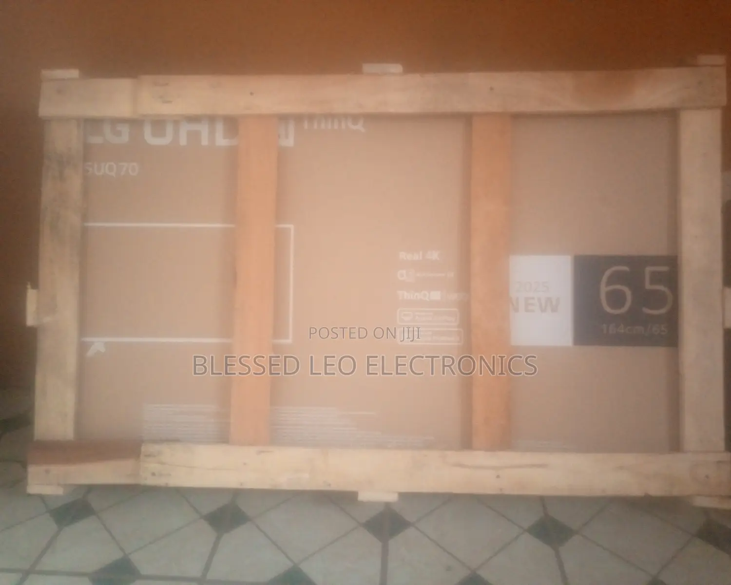 65 Inches With Durable and Flameless Tv