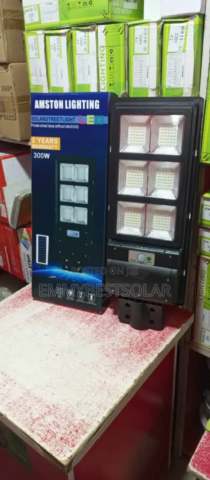 300w Amston Solar Street Light