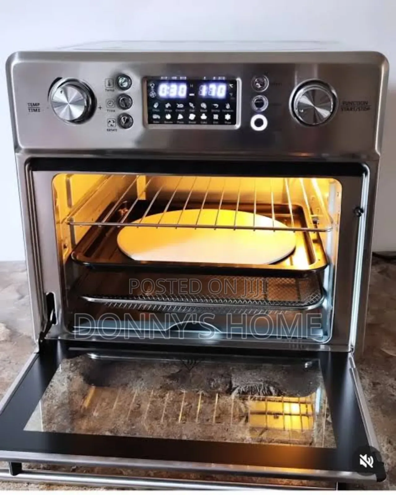 Stirling 25l Air Fryer Oven With 10” Pizza Stone