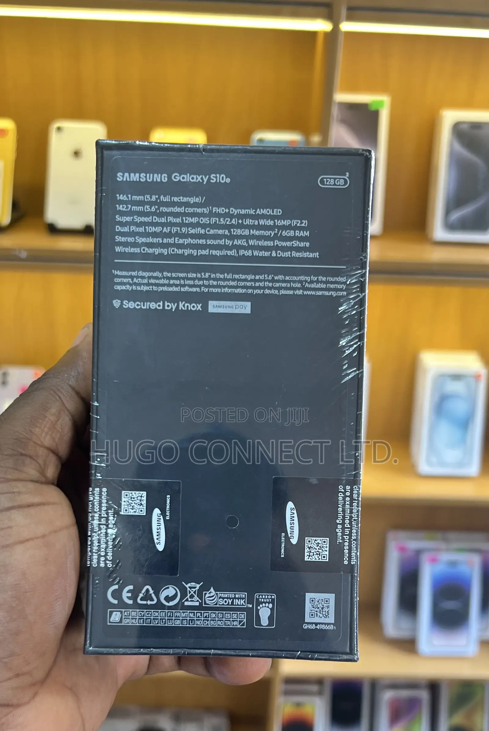 New Samsung Galaxy S10e 128 GB Black