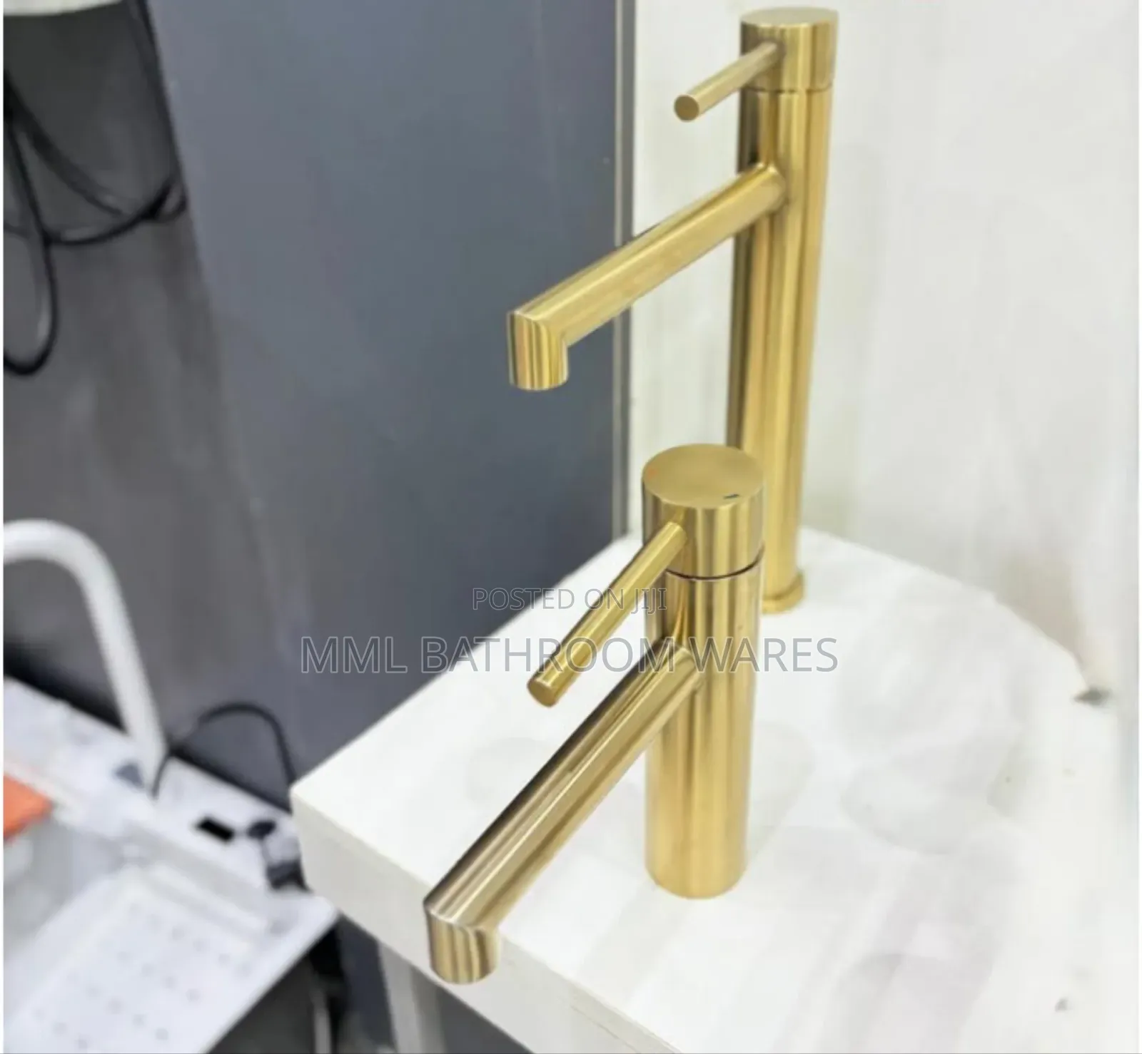 High Quality Minimalist Gold Bathroom Basin Mixer Faucets