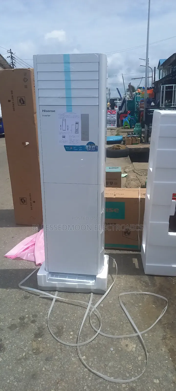 Hisense Expert Inverter Standing Unit Unit Ac 2hp Cooper