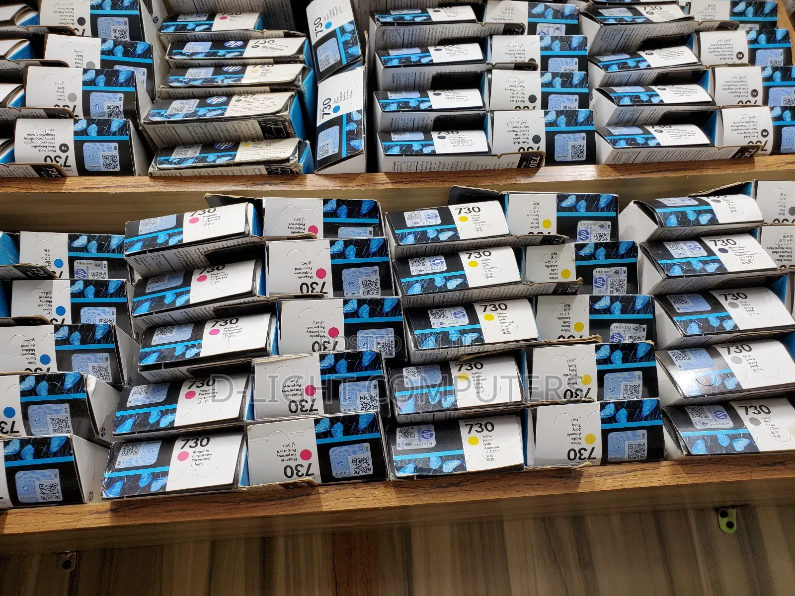 Hp 730 Multipack - Full Set of 6 Ink Cartridges (Original)