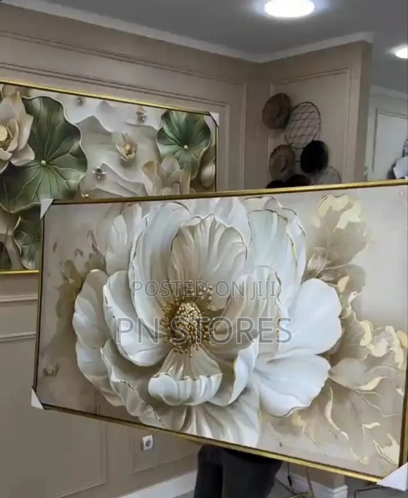Modern Wall Picture With Luxury Flowers