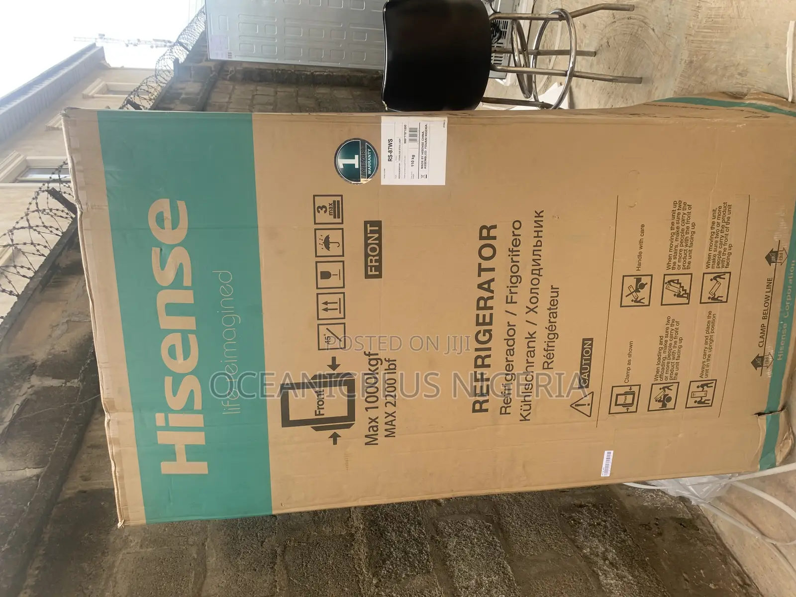 Low Noise Hisense Side by Side 634l