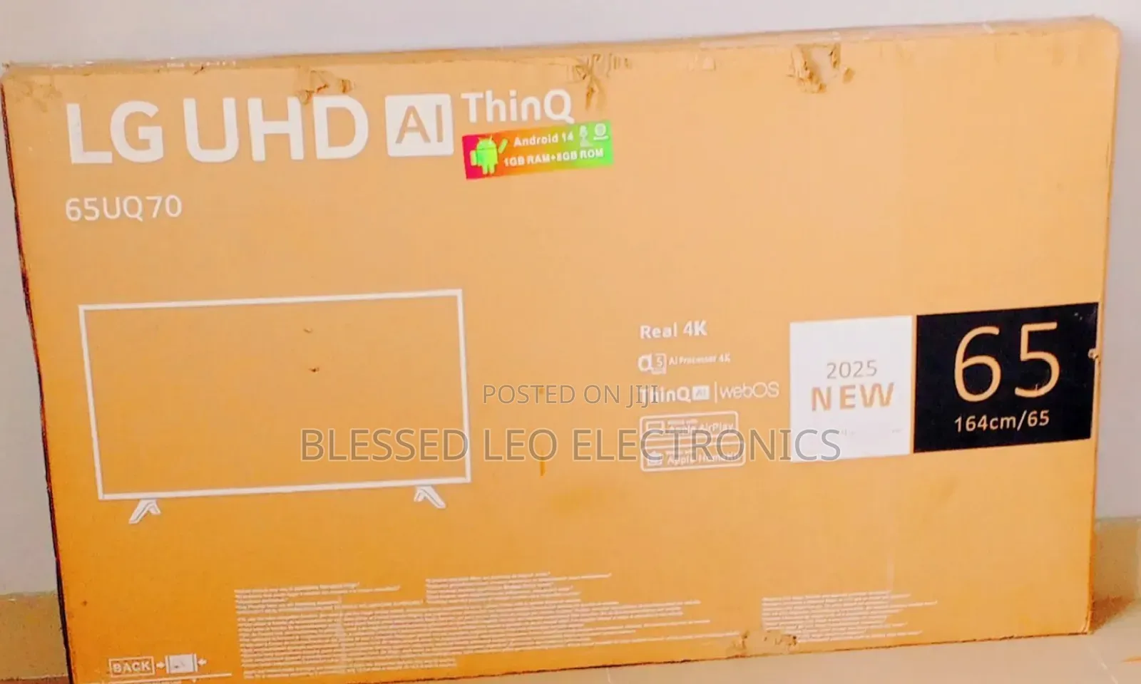 65 Inches Lg Voice and Remote Controlled Tv (2025 Model)