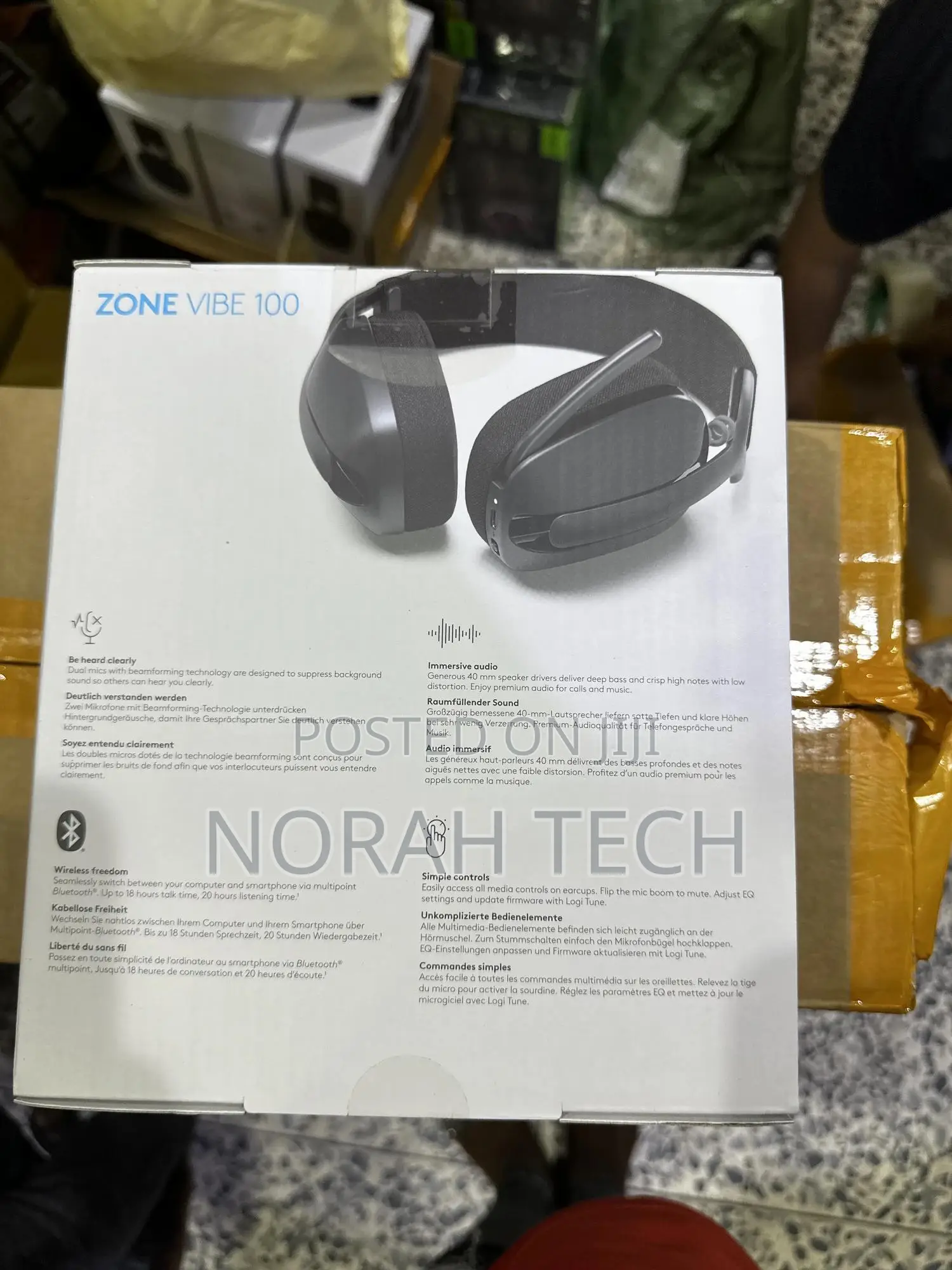 Logitech Zone Vibe 100 Bluetooth Headphones