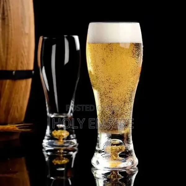 6pcs Beer Glasses Pilsner Beer Glass Craft Brew Lovers