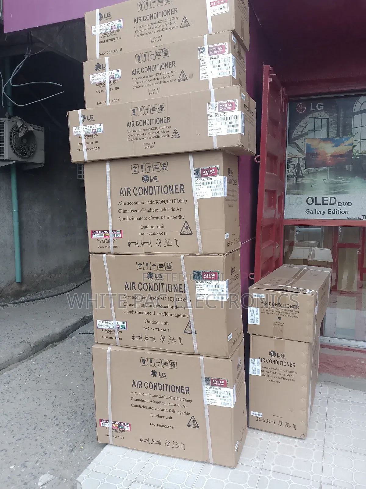 Original > Lg Gen Cool 1.5hp Inverter Ac Fast Cooling >2 Yrs