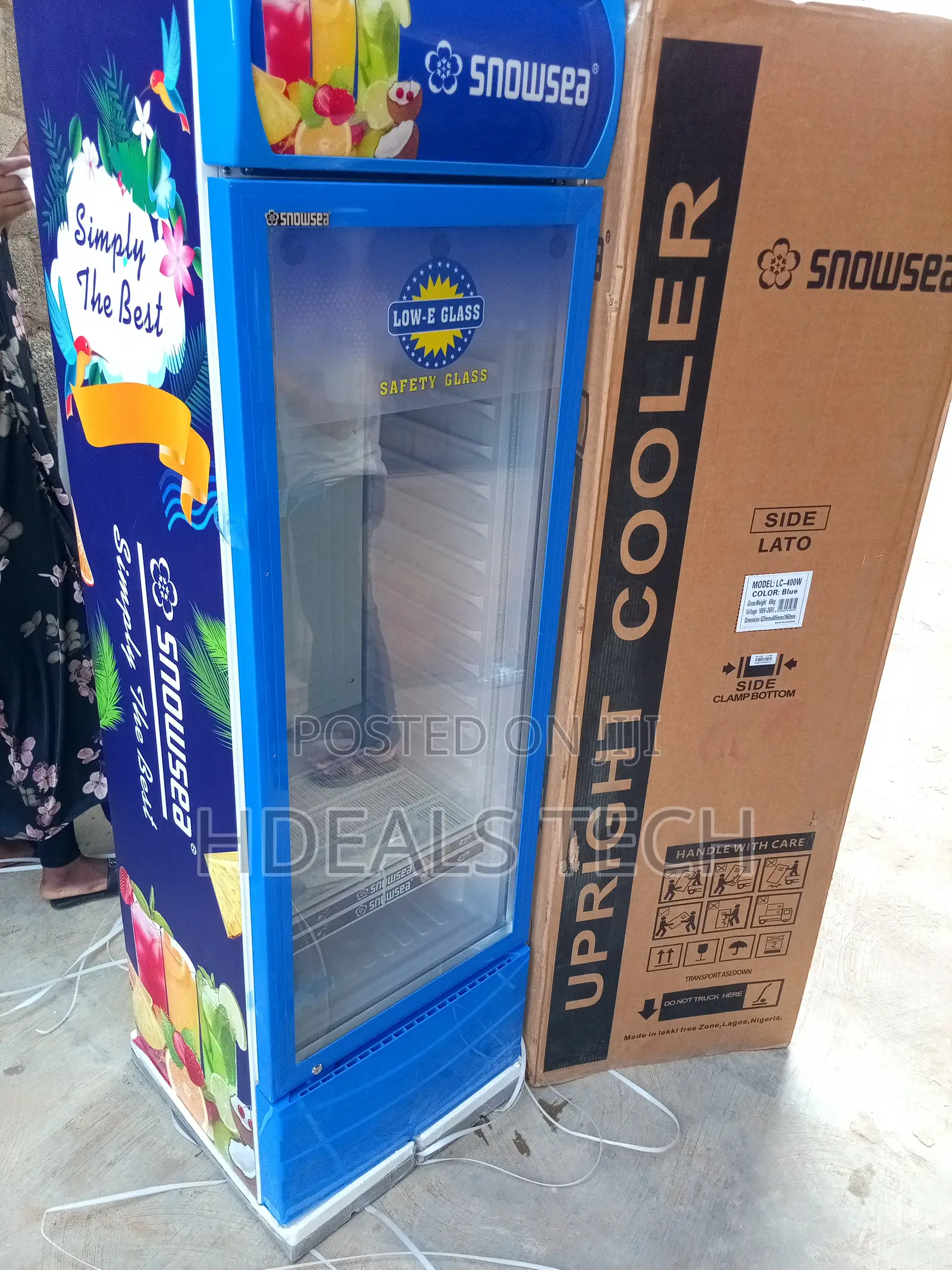 Lc-400w Snowsea Upright Fridge - Quality 400l Cooler