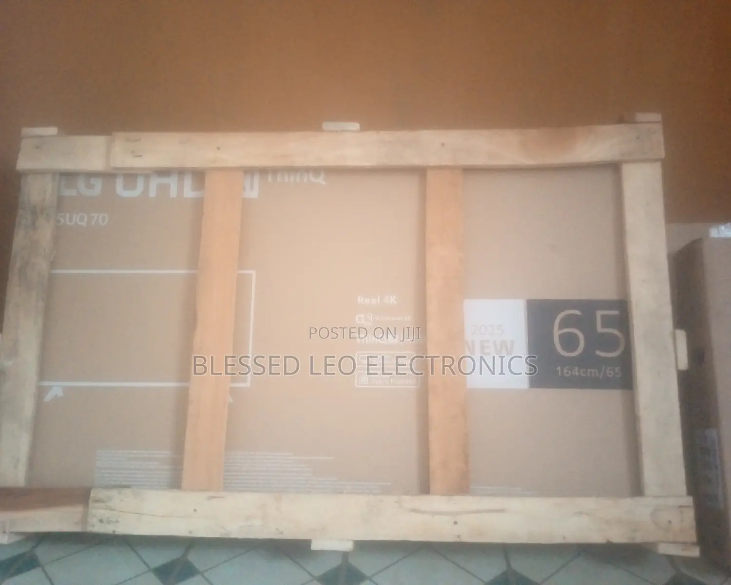 65 Inches With Unique and Sharp Building Showcase Tv