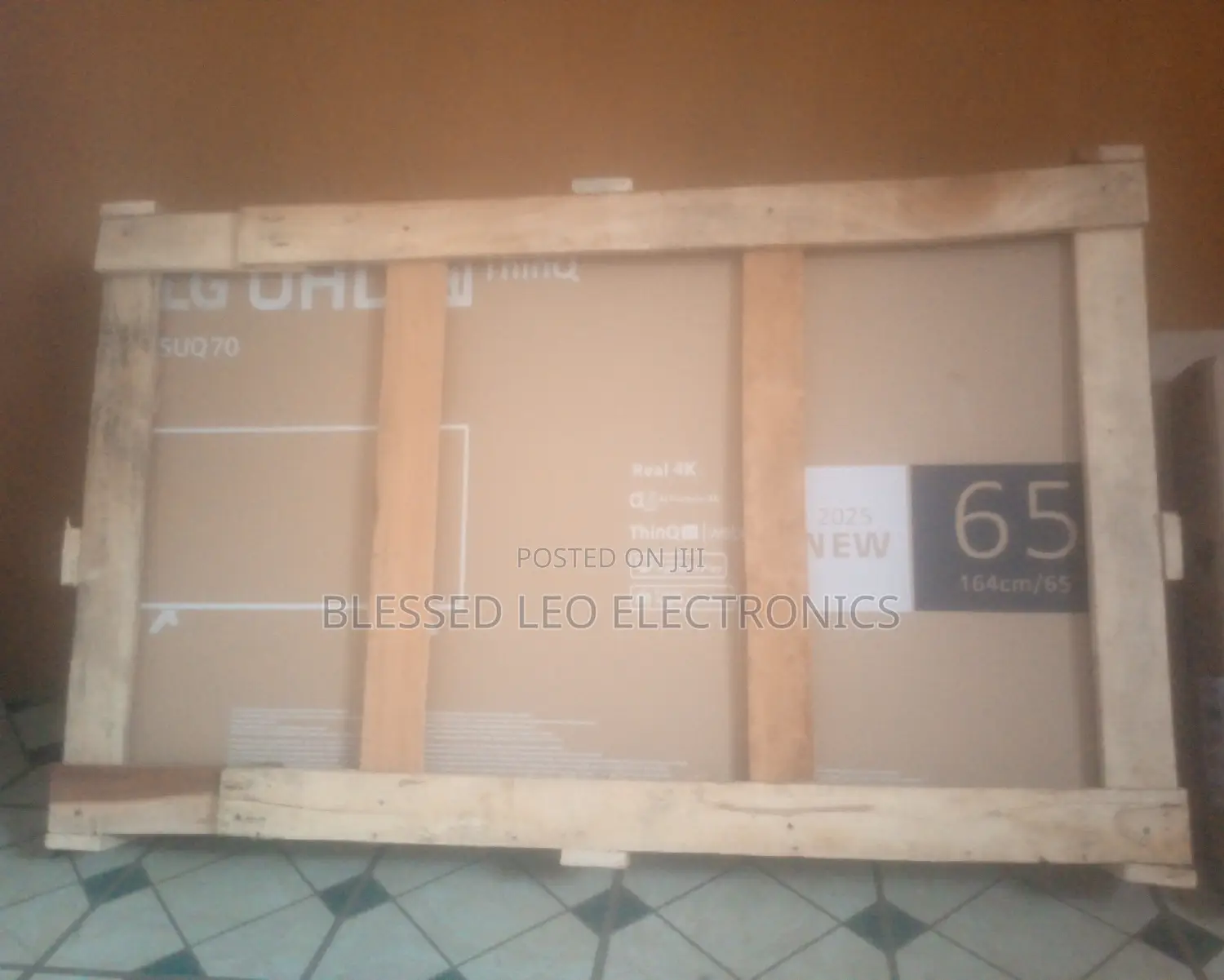 65 Inches With Unique and Sharp Building Showcase Tv