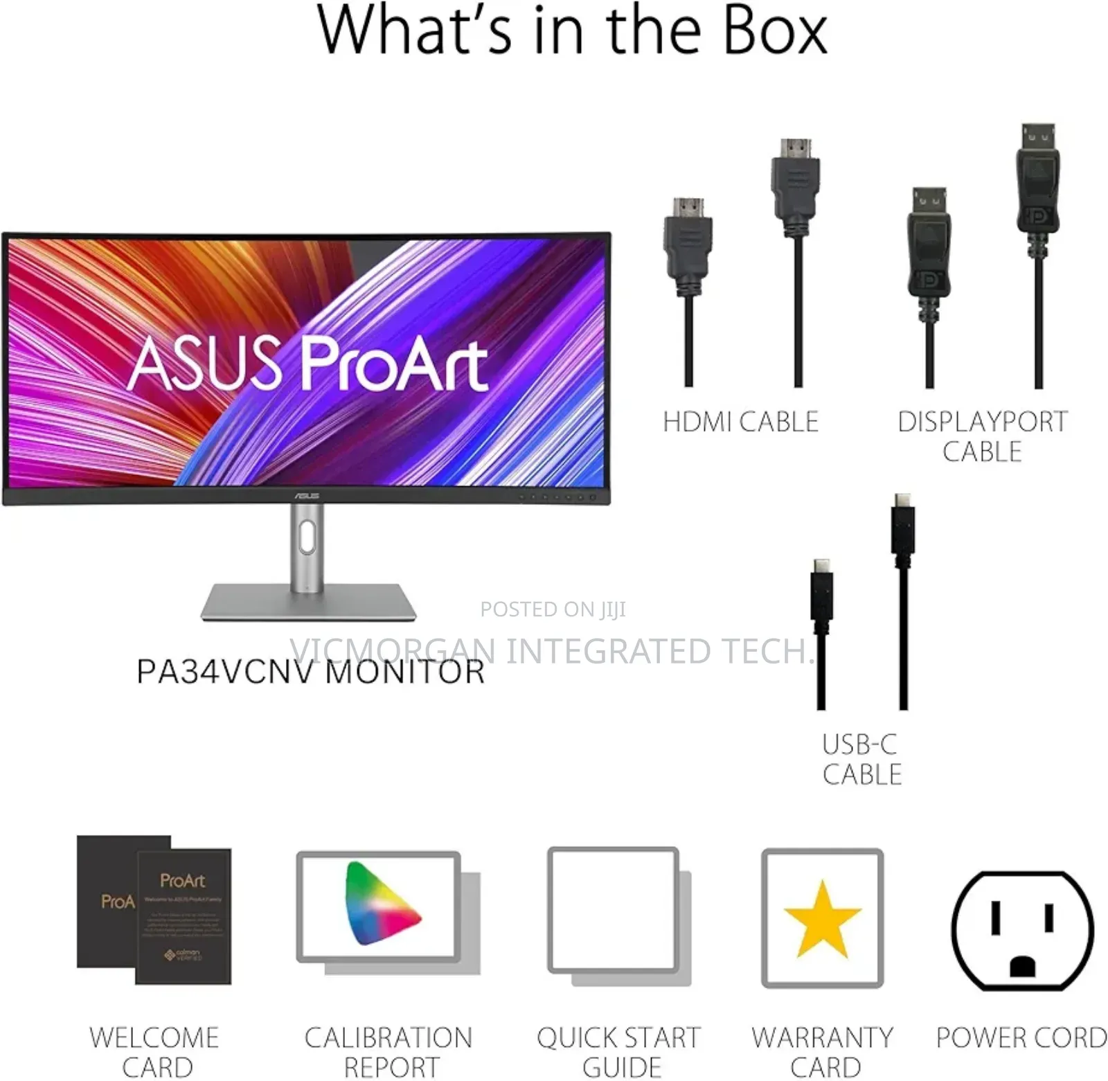 Asus Proart Display 34” Ultrawide Curved Professional