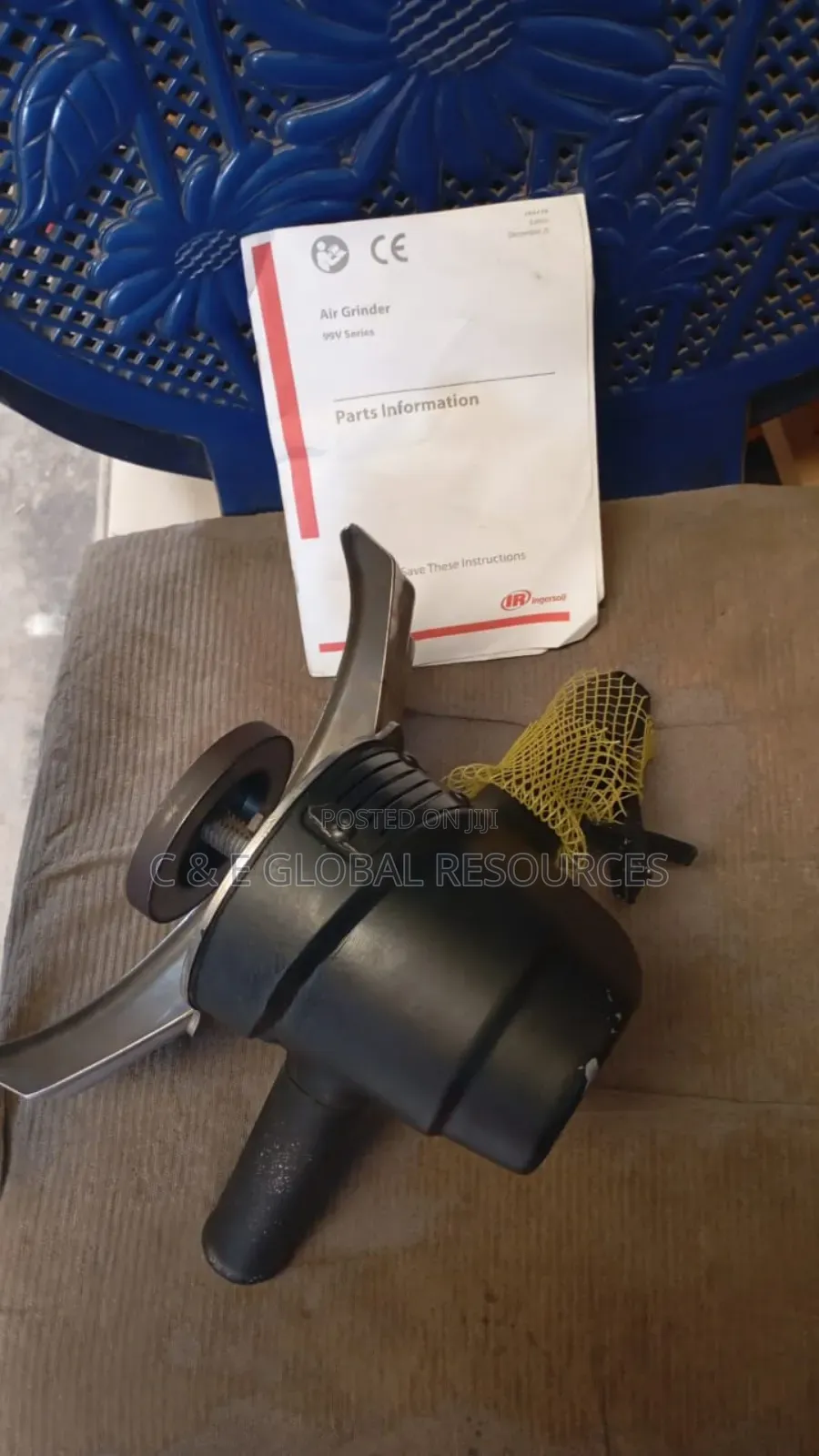 9" Air Grinding/Filling Machine (Ingersoll Rand)