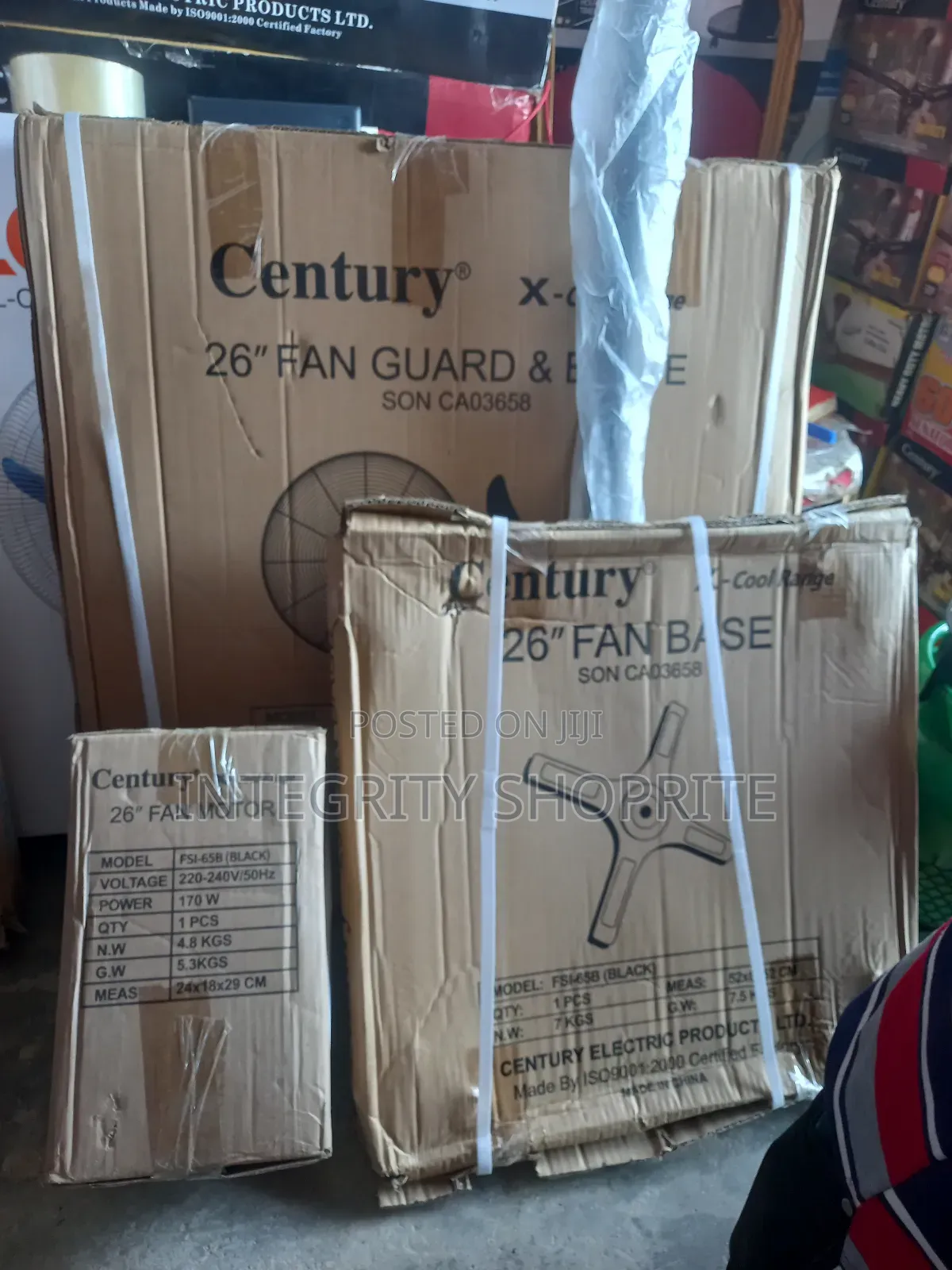 Century Industrial Studies Fan 26inches