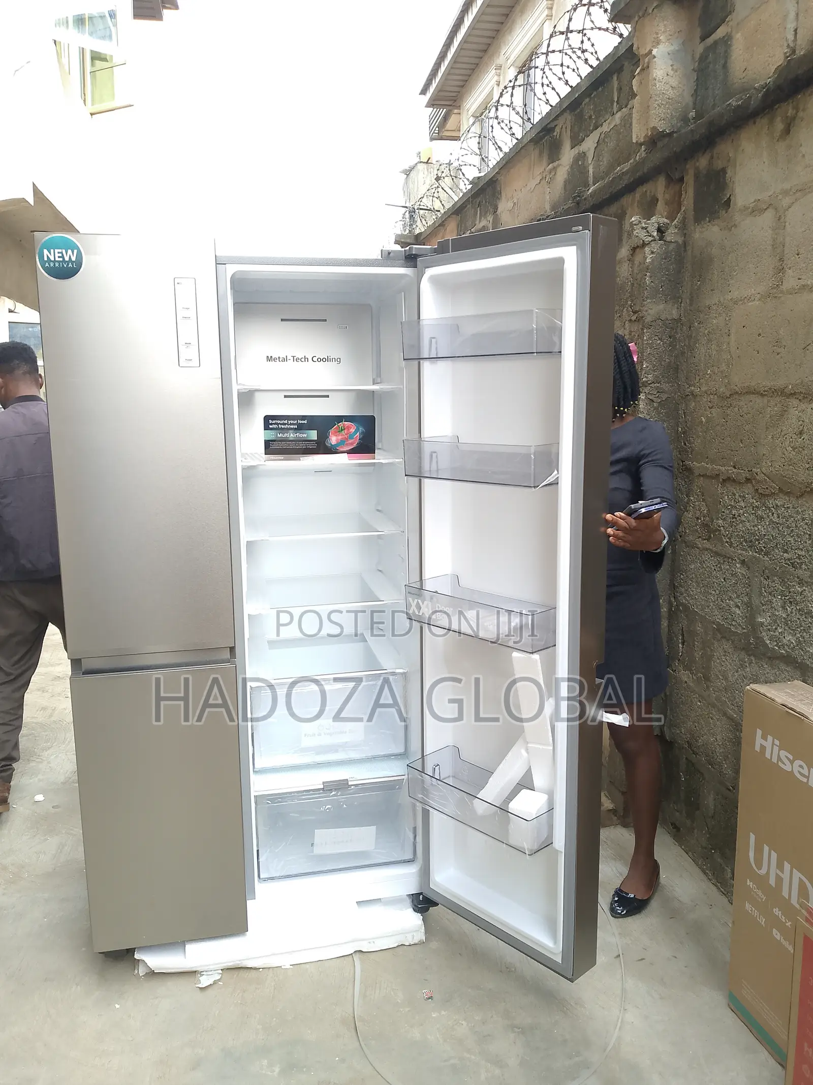 634l Hisense Refrigerator - Side-by-side Design