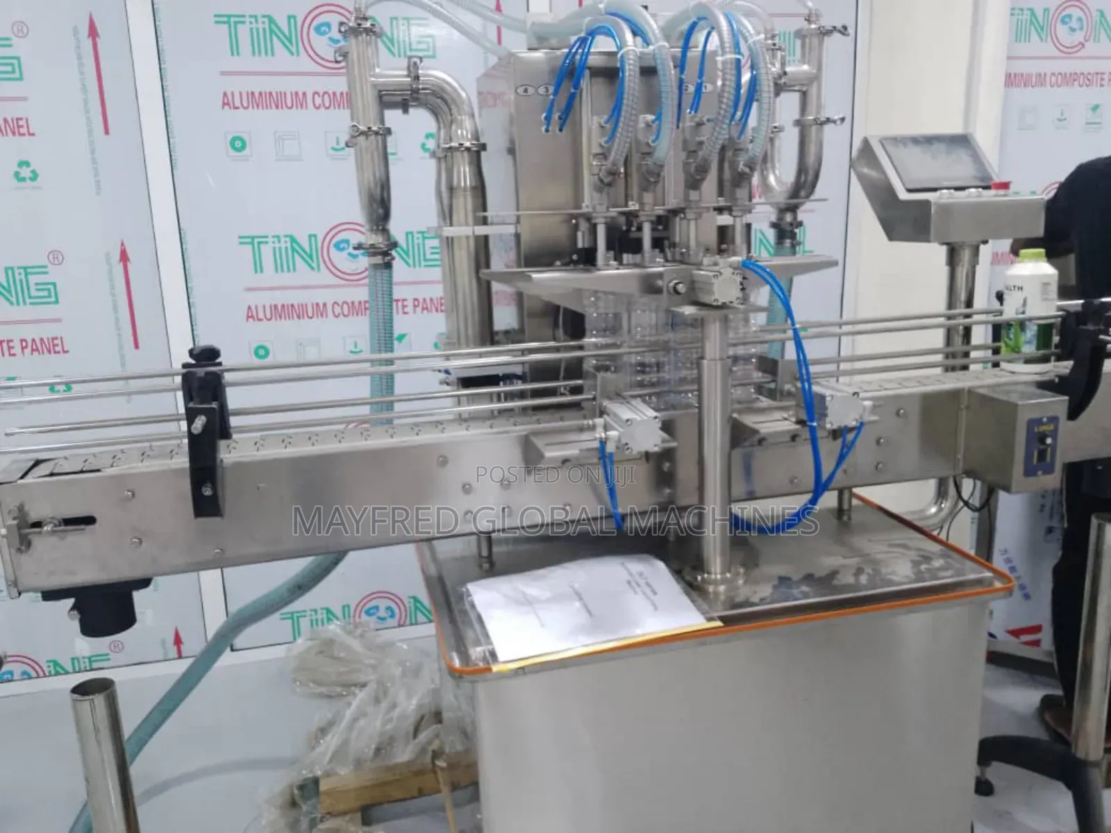 Automatic Bottle Four( 4 )Nozzle Filling Machine