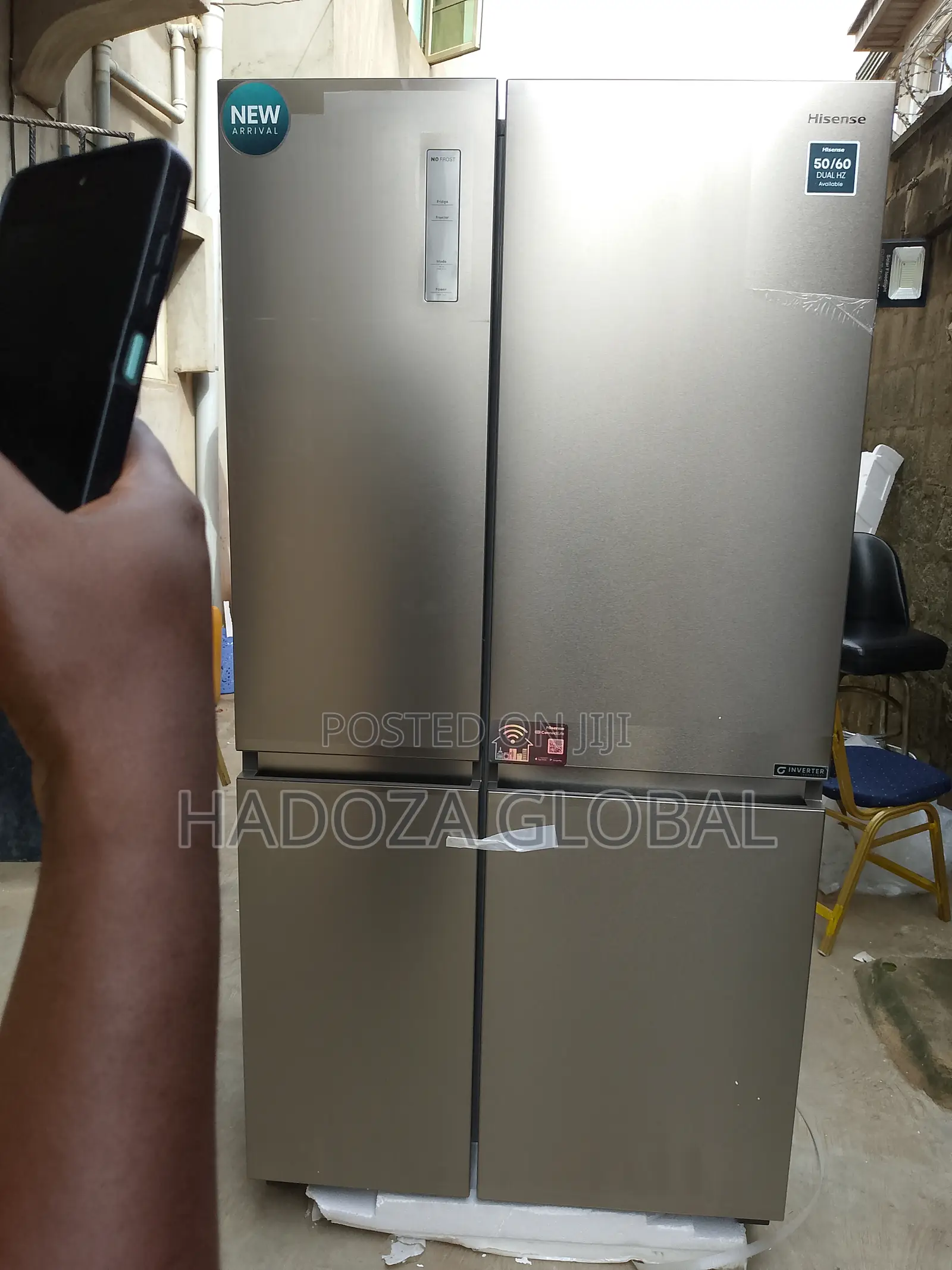 Large Hisense Side-by-side Refrigeratoe - Rs-87ws 634l