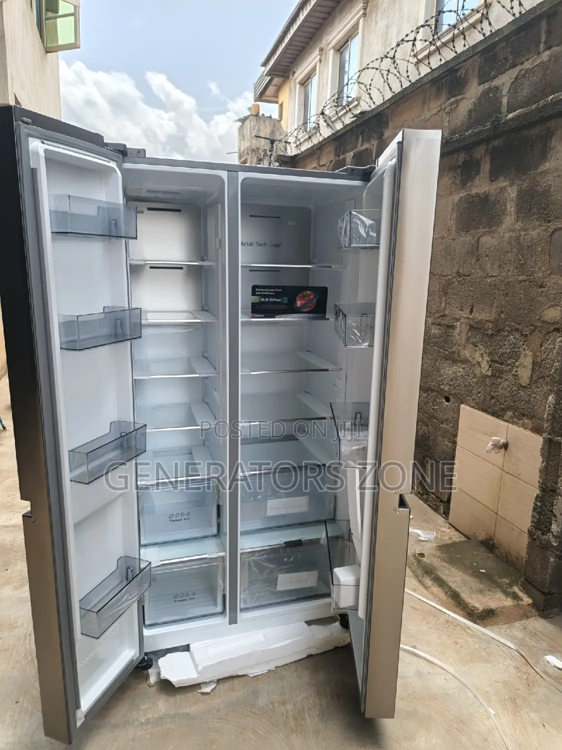 Hisense 634l Inverter Side by Side Refrigerator