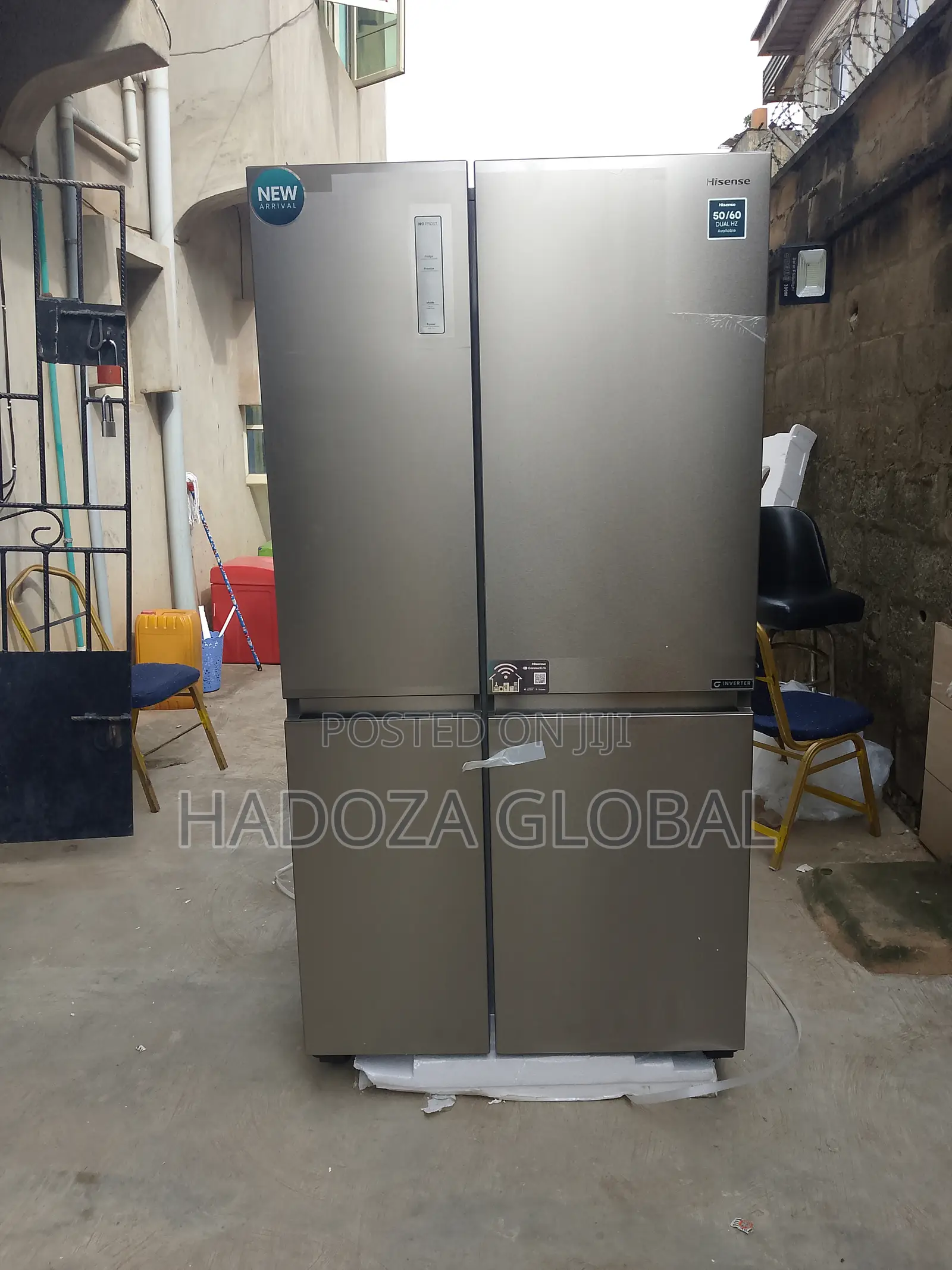 Large Hisense Side- By-side Refrigerator Rs-87ws