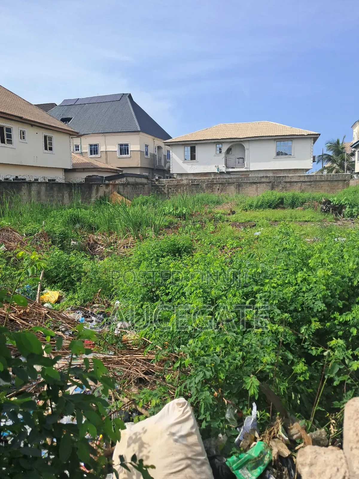 Half Fenced Dry Plot at Satellitetown Good Land