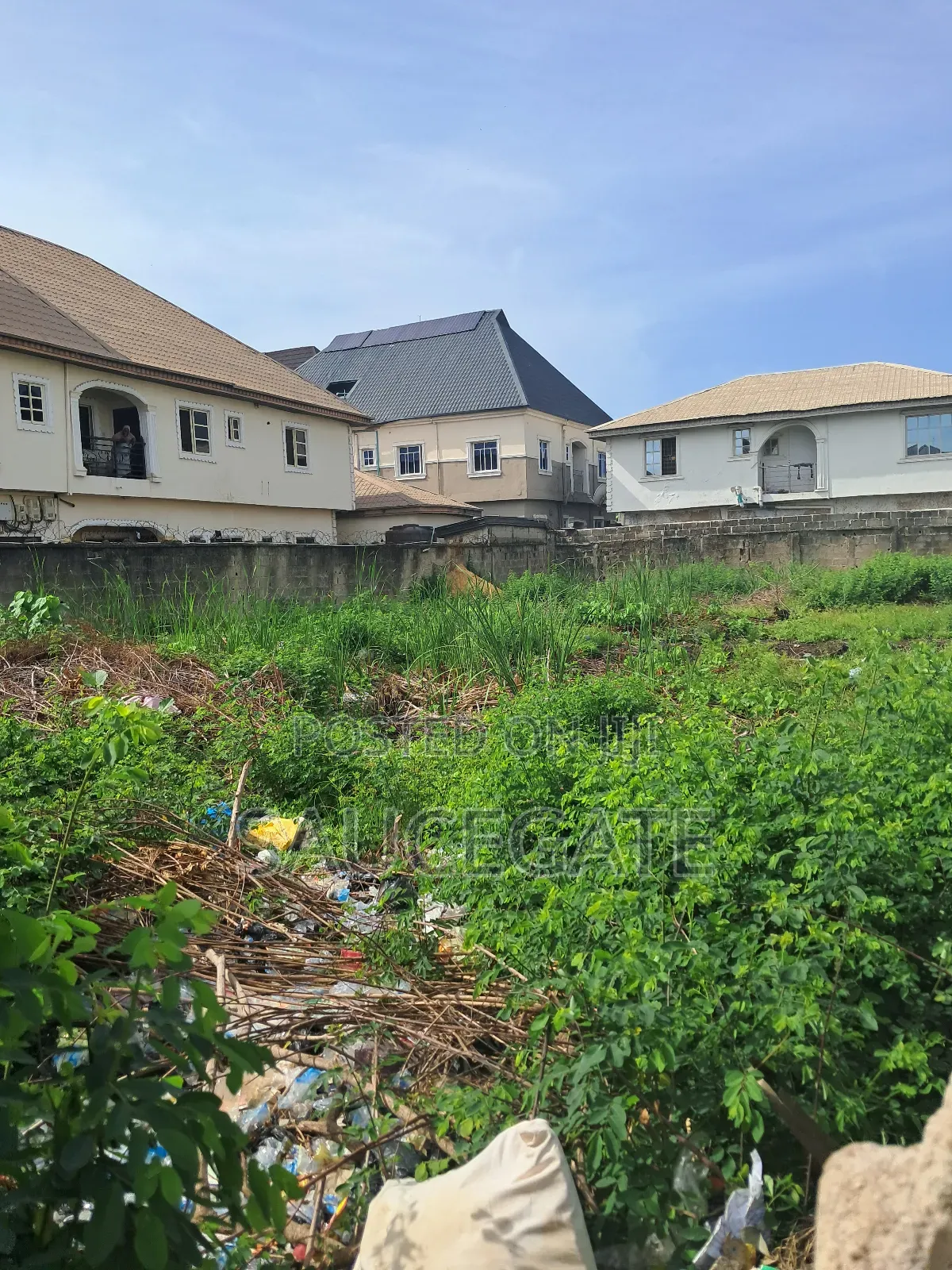 Half Fenced Dry Plot at Satellitetown Good Land