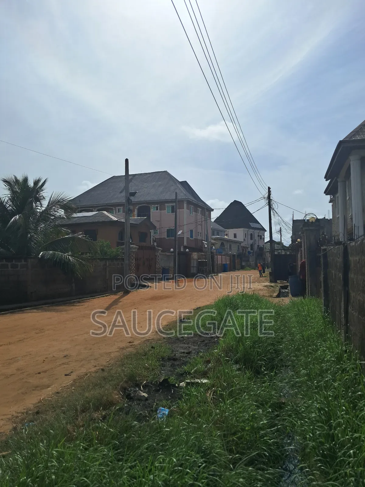 Half Fenced Dry Plot at Satellitetown Good Land