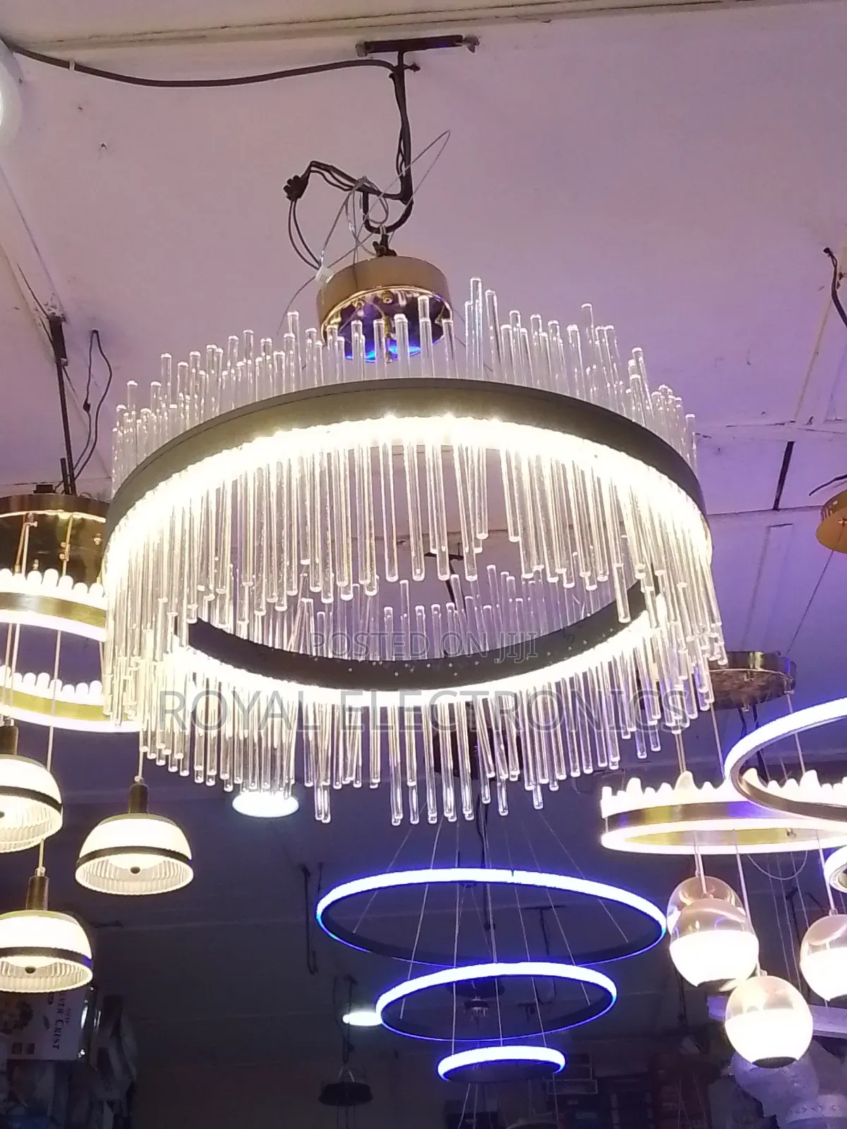 Very New Modern Tiered Crystal Led Chandelier