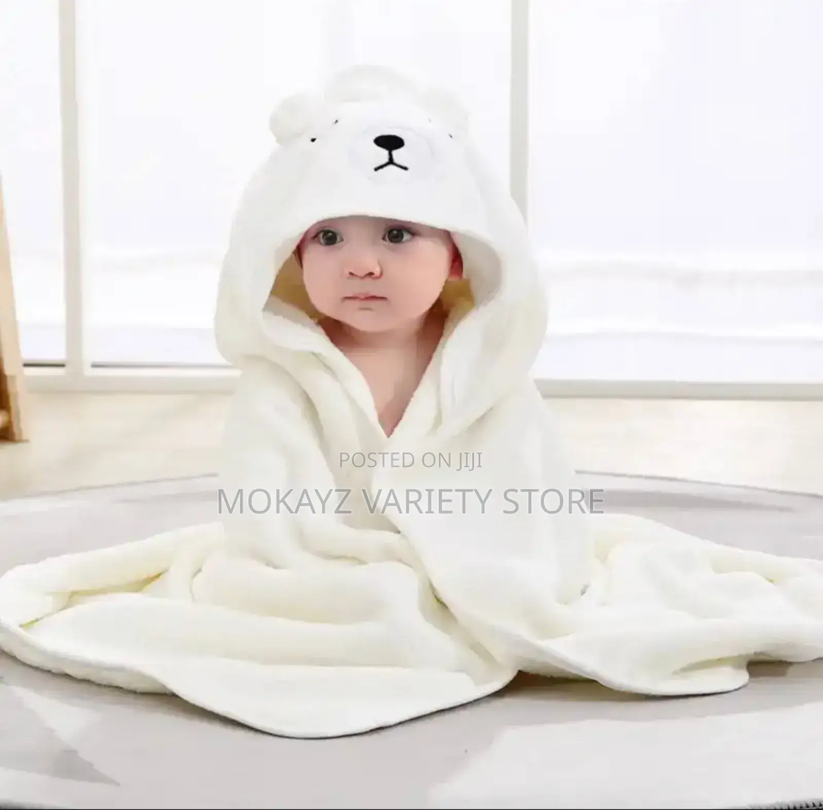 Fleece Hooded Kiddies Towel Newborn Flannel (0 – 3yrs)