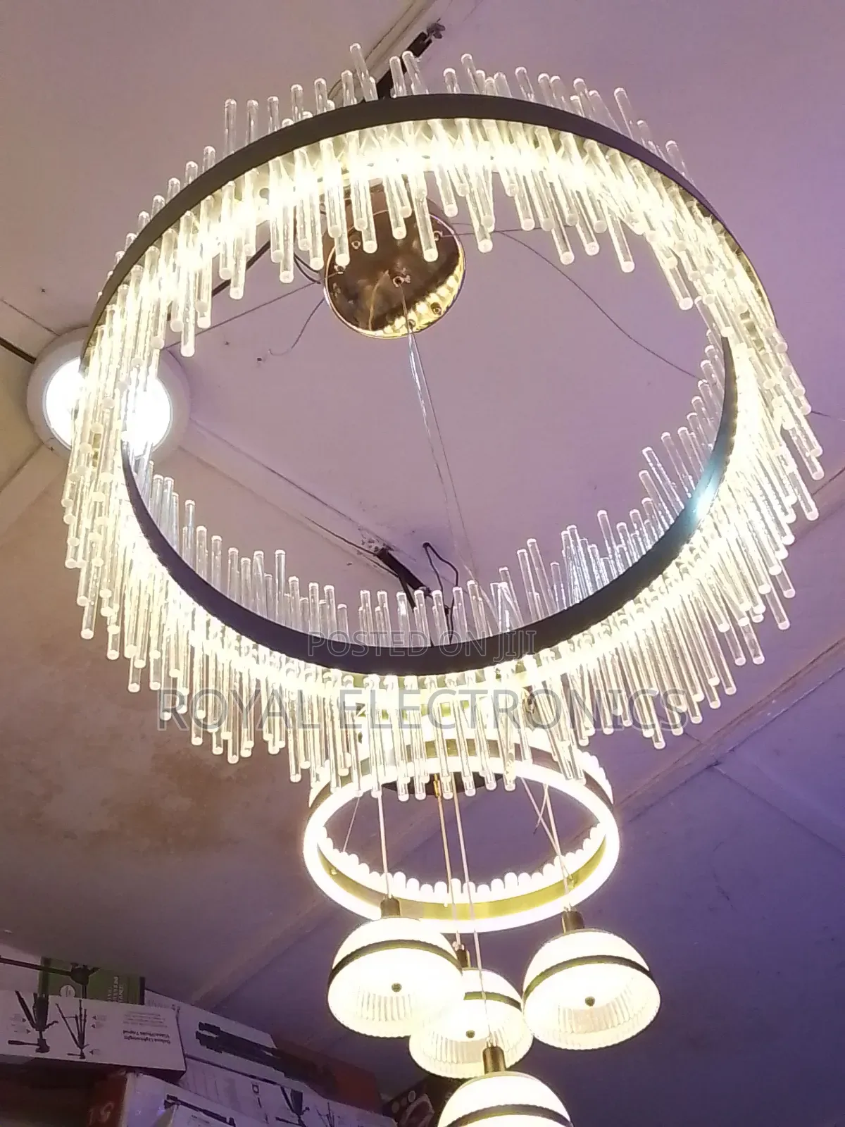 Latest Modern Tiered Crystal Led Chandelier
