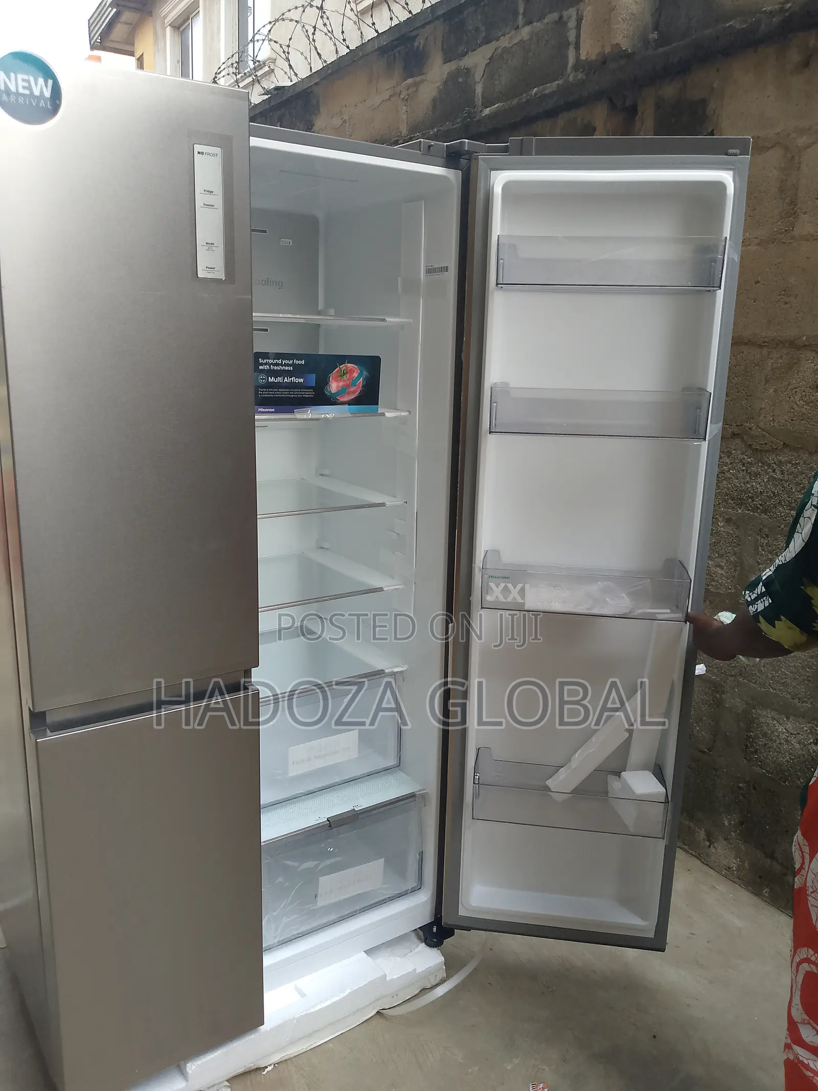 634 L Dual Door Refrigerator - Hisense Rs-87ws