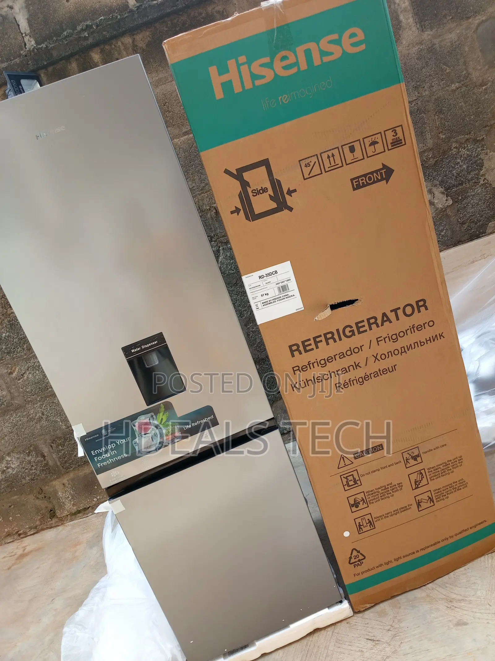 Hisense 264l Frost-Free Refrigerator With Water Dispenser