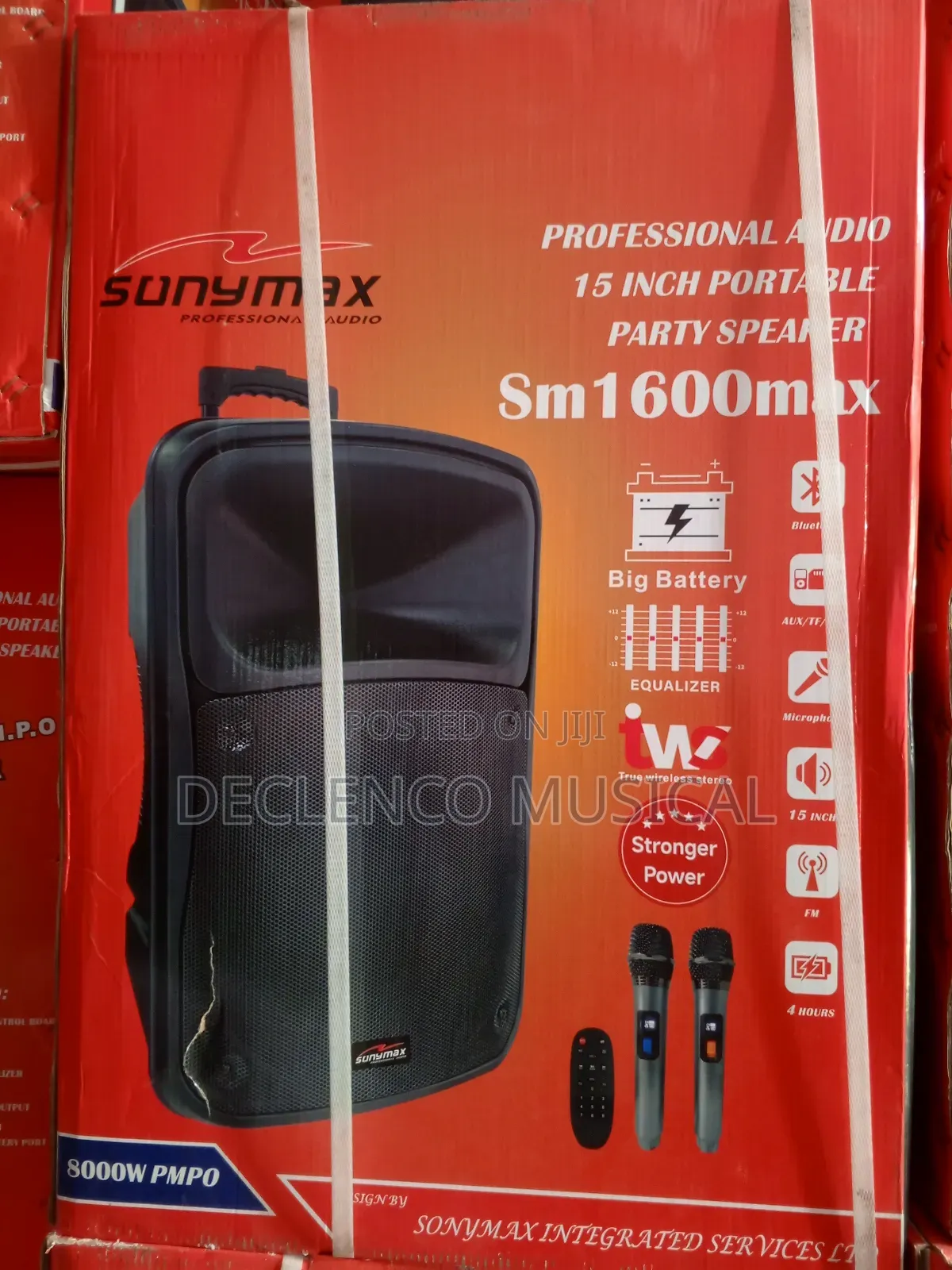 Sunny Max 15 Inches Big Body Public Address Systems