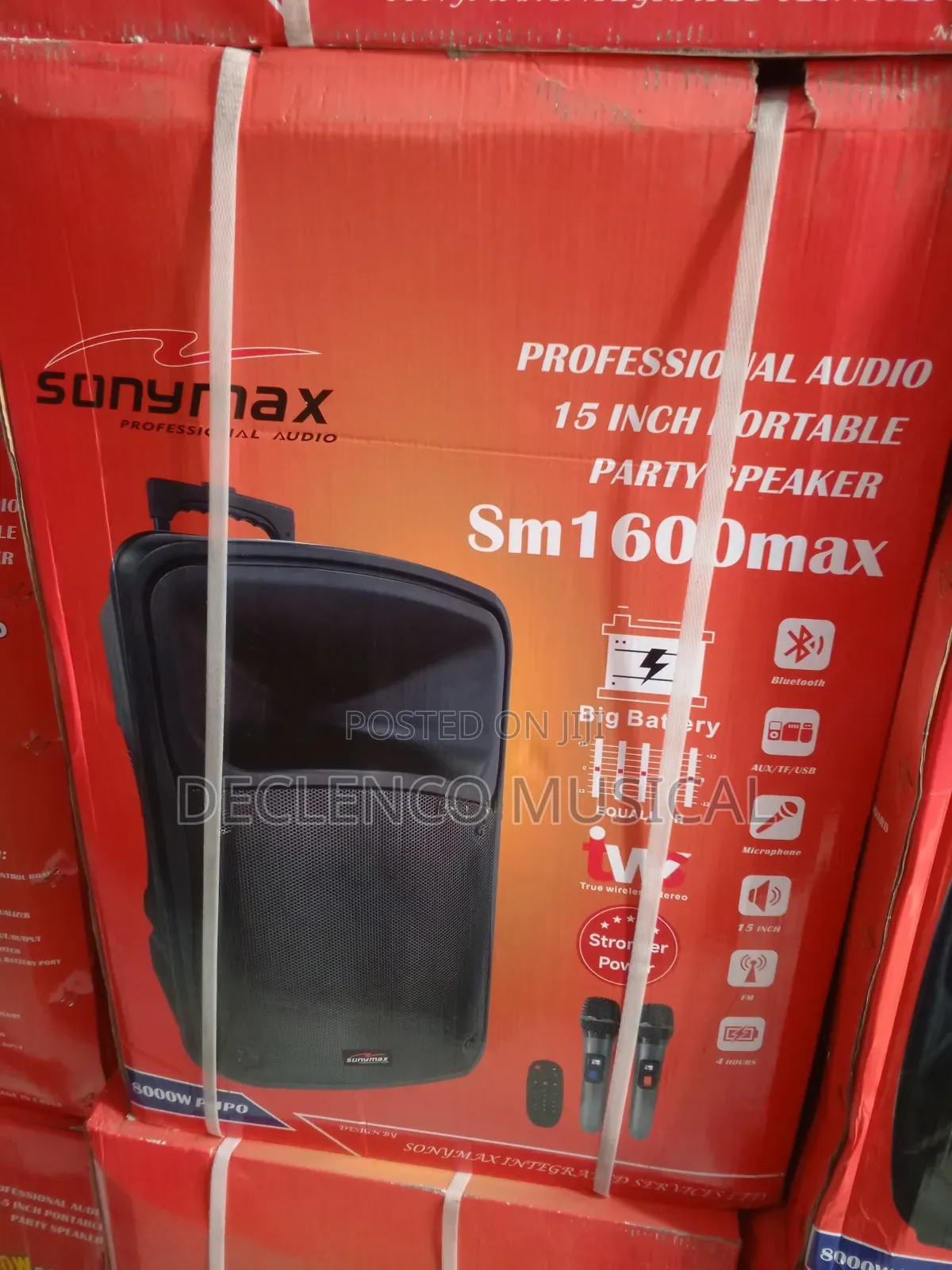 Sunny Max 15 Inches Big Body Public Address Systems