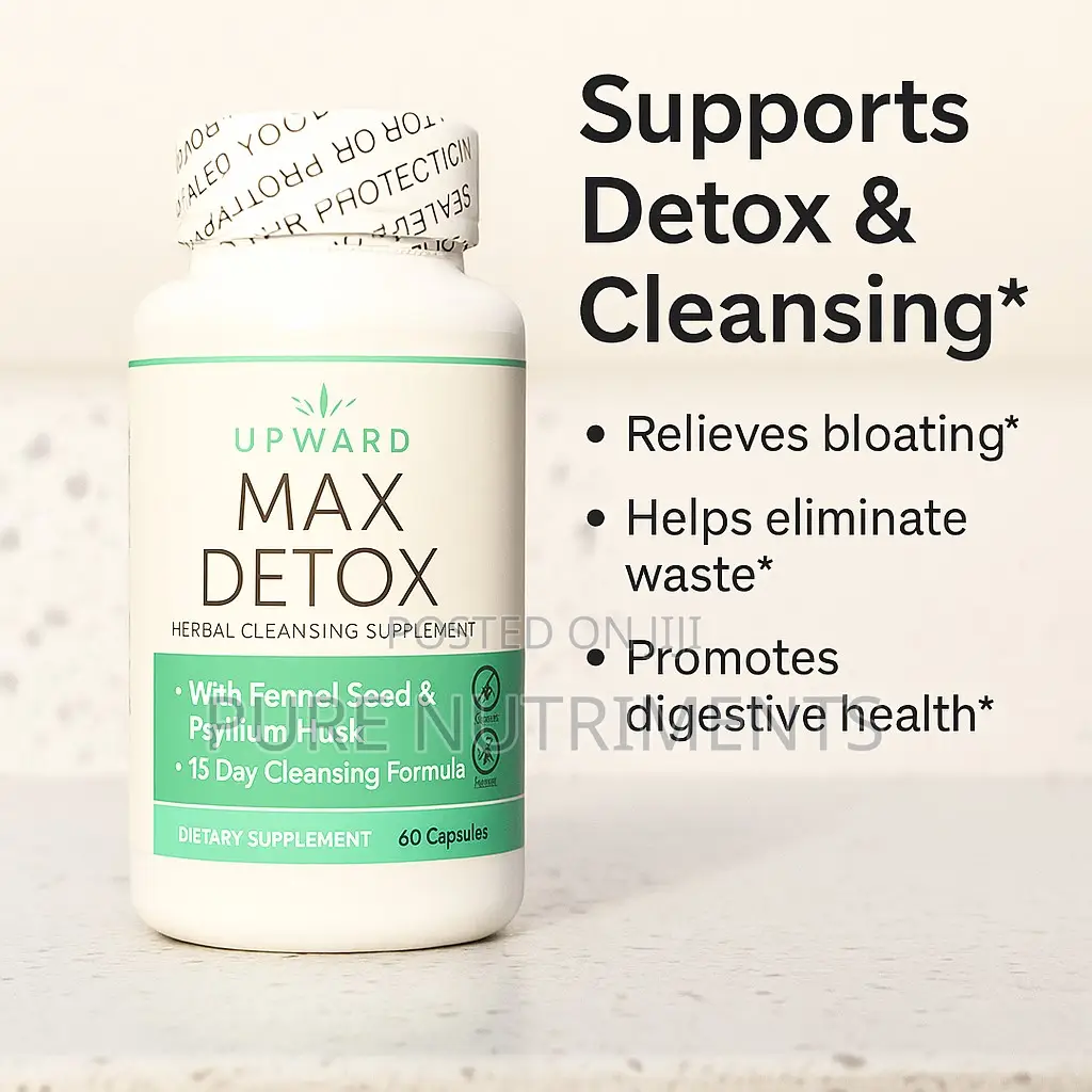 Upward Max Detox With Probiotics for Full Body Detox and Digestion