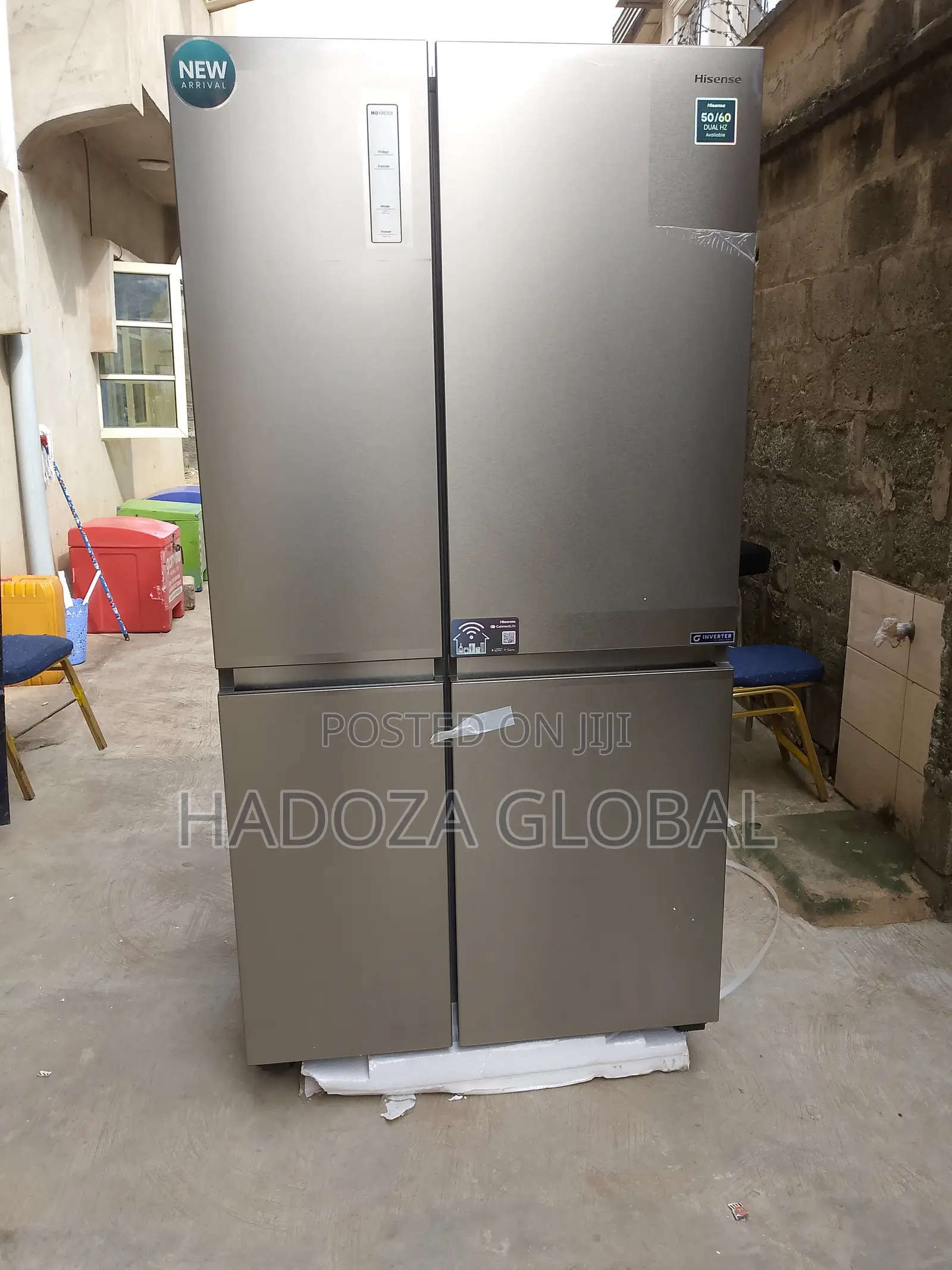 Hisense Large 634 L Refrigerator - Rs-87ws - Dual Door