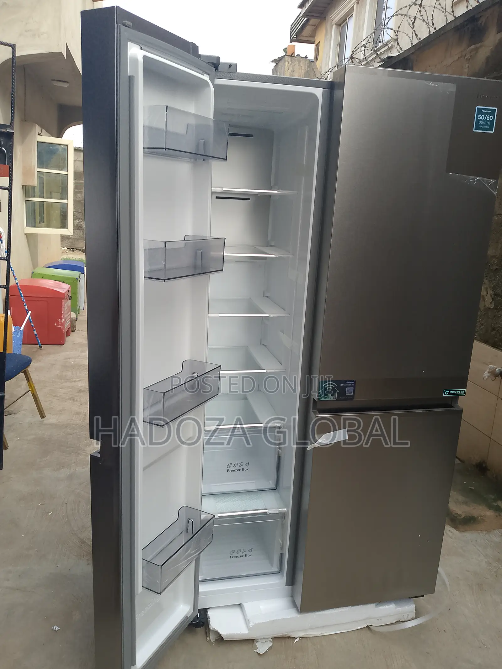 Double Door Hisense Refrigerator - 634 L Side-by-side Doors