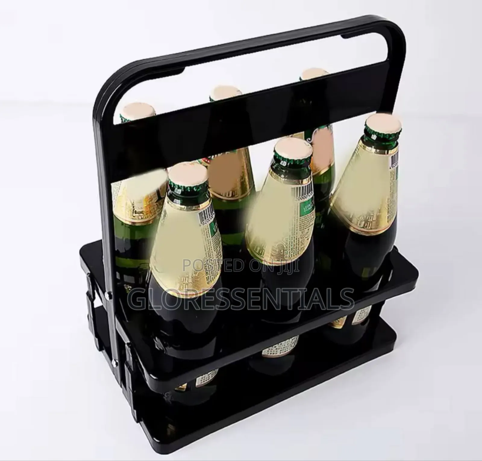 Foldable Beer Carrier Portable Handheld Water Bottle Holder