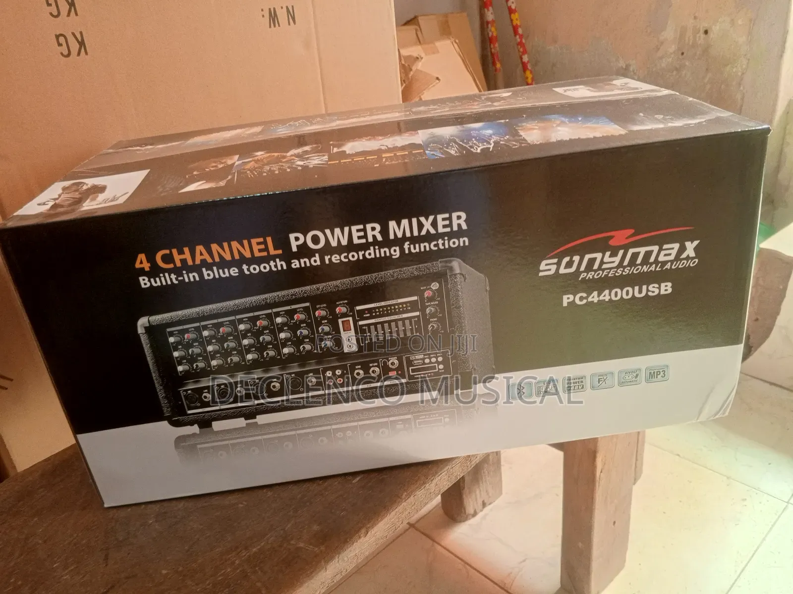 4 Channel Power Mixer Built in Bluetooth and Recording