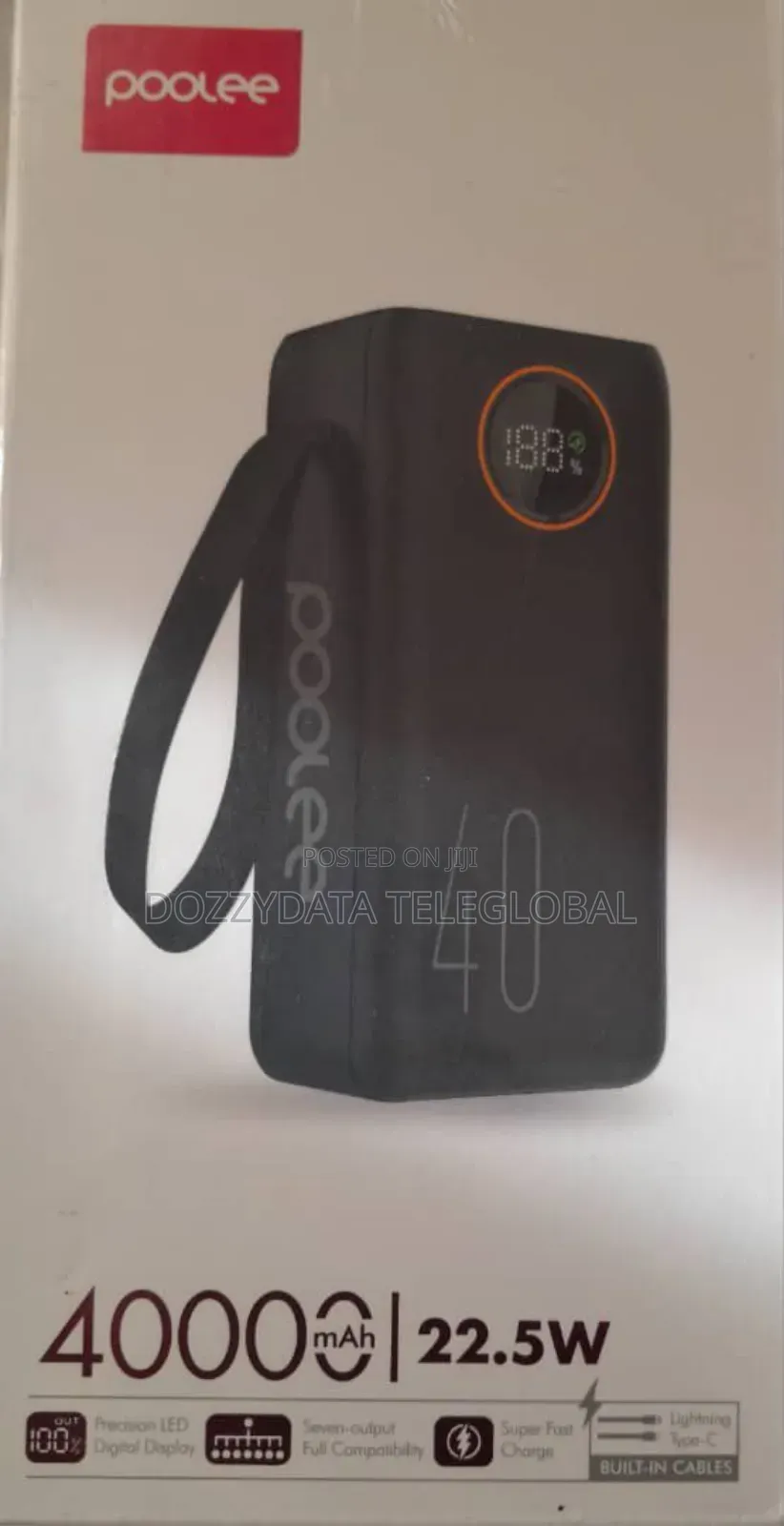 Poolee 40000mah 22.5w Powerbank
