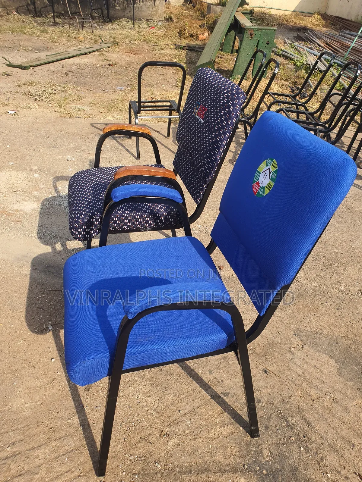 Customized Church Chair With Armrest and Logo