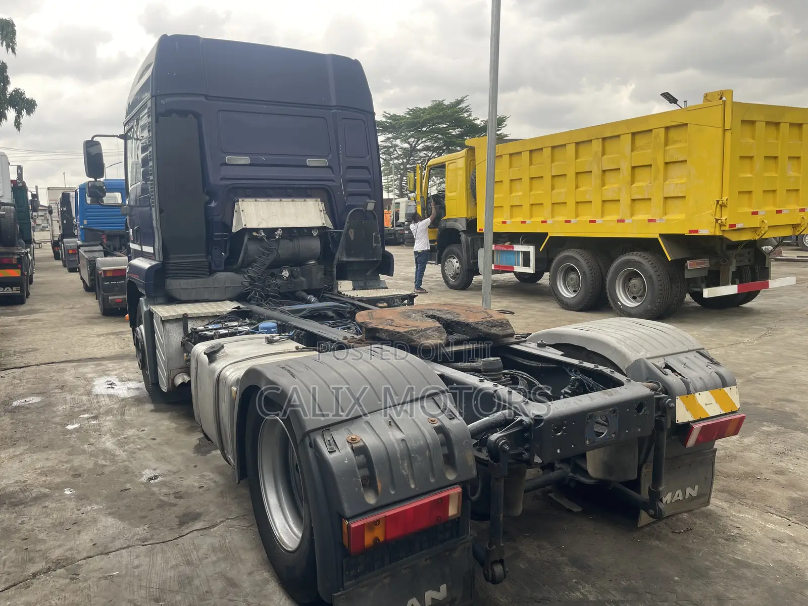 Foreign Used Man-Diesel Head Truck