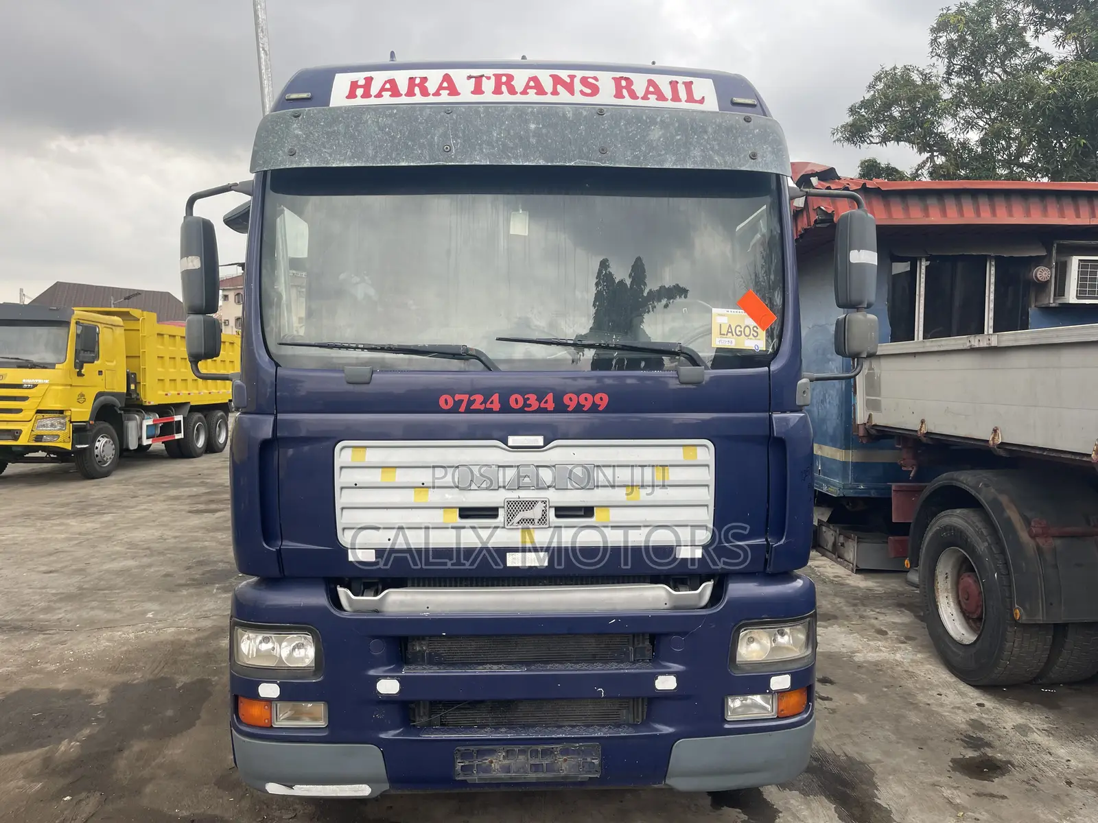 Foreign Used Man-Diesel Head Truck